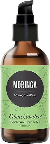 Edens Garden Aceite portador de Moringa (mejor para mezclar con aceites esenciales), 4 oz