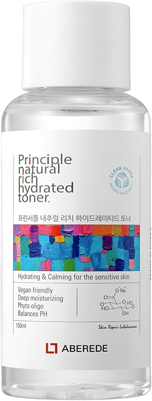 Tônico facial hidratante Principle Natural Rich ABEREDE com ácido hialurônico, 150 mL
