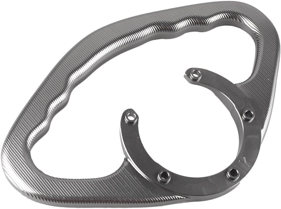 Passenger Gas Tank Bar Grip Handlebar 5 Holes Compatible for Yamaha R1 R6 FZ1 FZ6R FZ28 FZ-09 MT09 M7-07 YZR750 YSR50 YZF600 YZF1000 Black