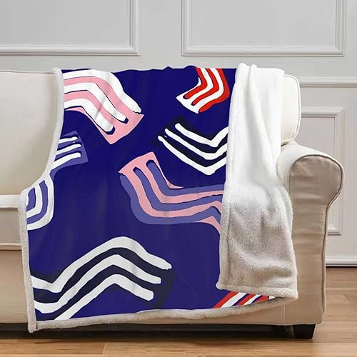 Cobijas Calientes para Invierno Multicolor Cobijas para Invierno Graffiti Geometry Line Cobijas Cobijas Cobijas para Invierno Manta de cama mullida,