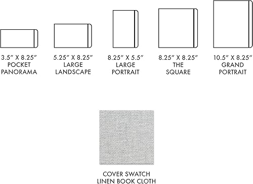 Miniatura 7 de Handbook Journal Co. - Cuaderno de bocetos de acuarela para artistas, cuadrado de 8.25 x 8.25 pulgadas (paquete de 2), 95 libras200 GSM, tapa dura