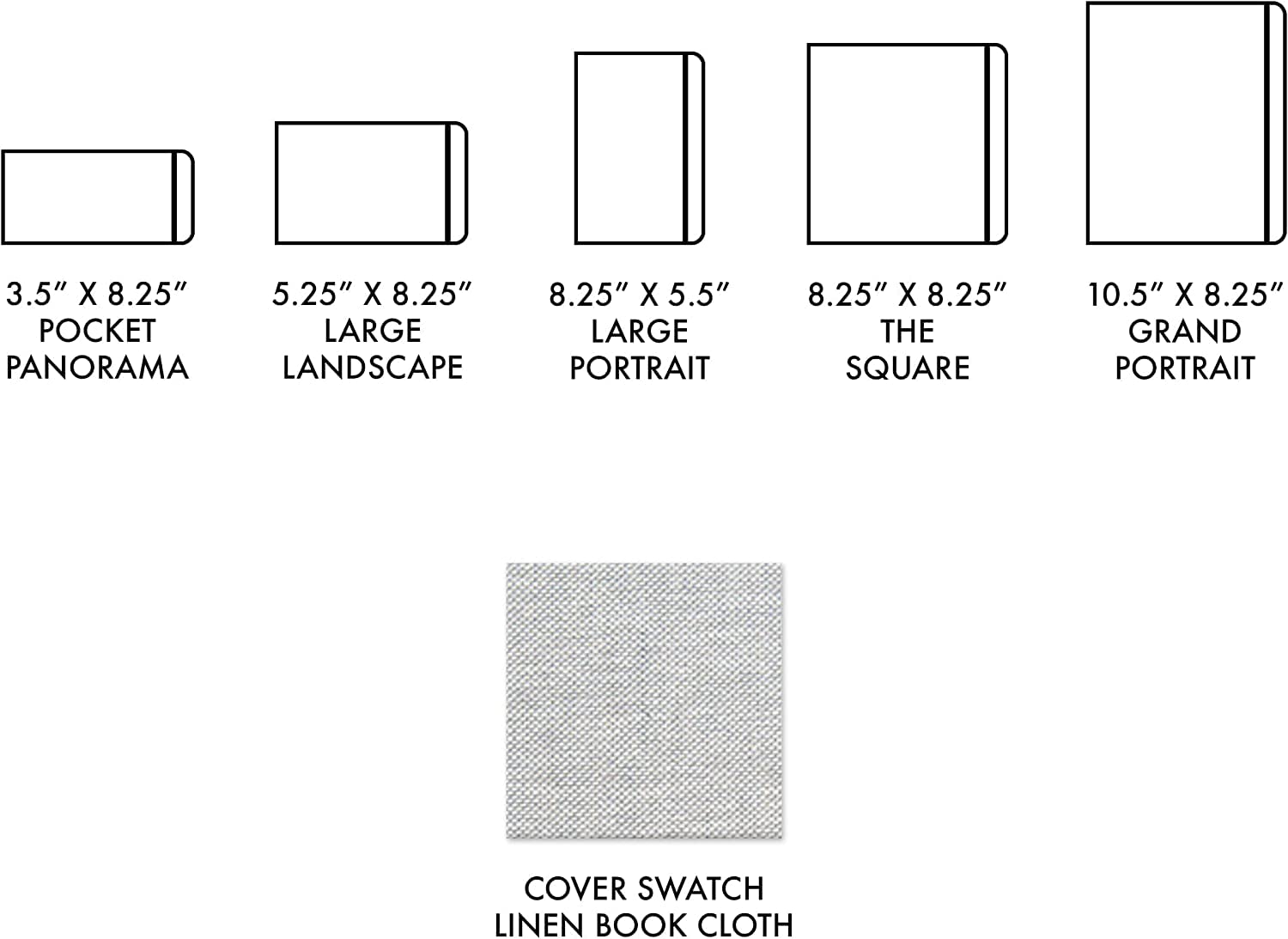 Handbook Journal Co. Lot de 2 carnets de croquis aquarelle carrés 21,6 x 21,6 cm 43,1 kg 200 g/m² Couverture rigide avec poche