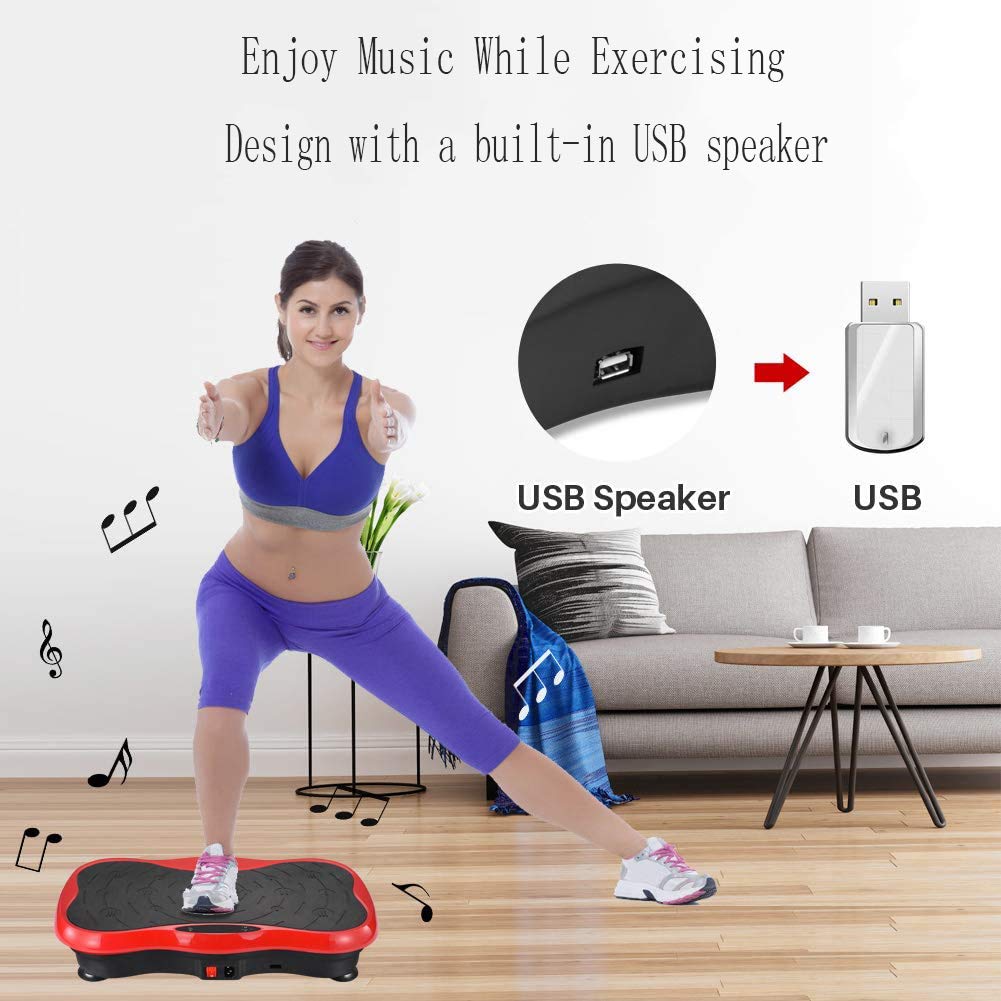 Piattaforma vibrante, massaggiatore vibrante per tutto il corpo, attrezzatura per il fitness domestico Balance Trainer per la forma del corpo e il massaggio