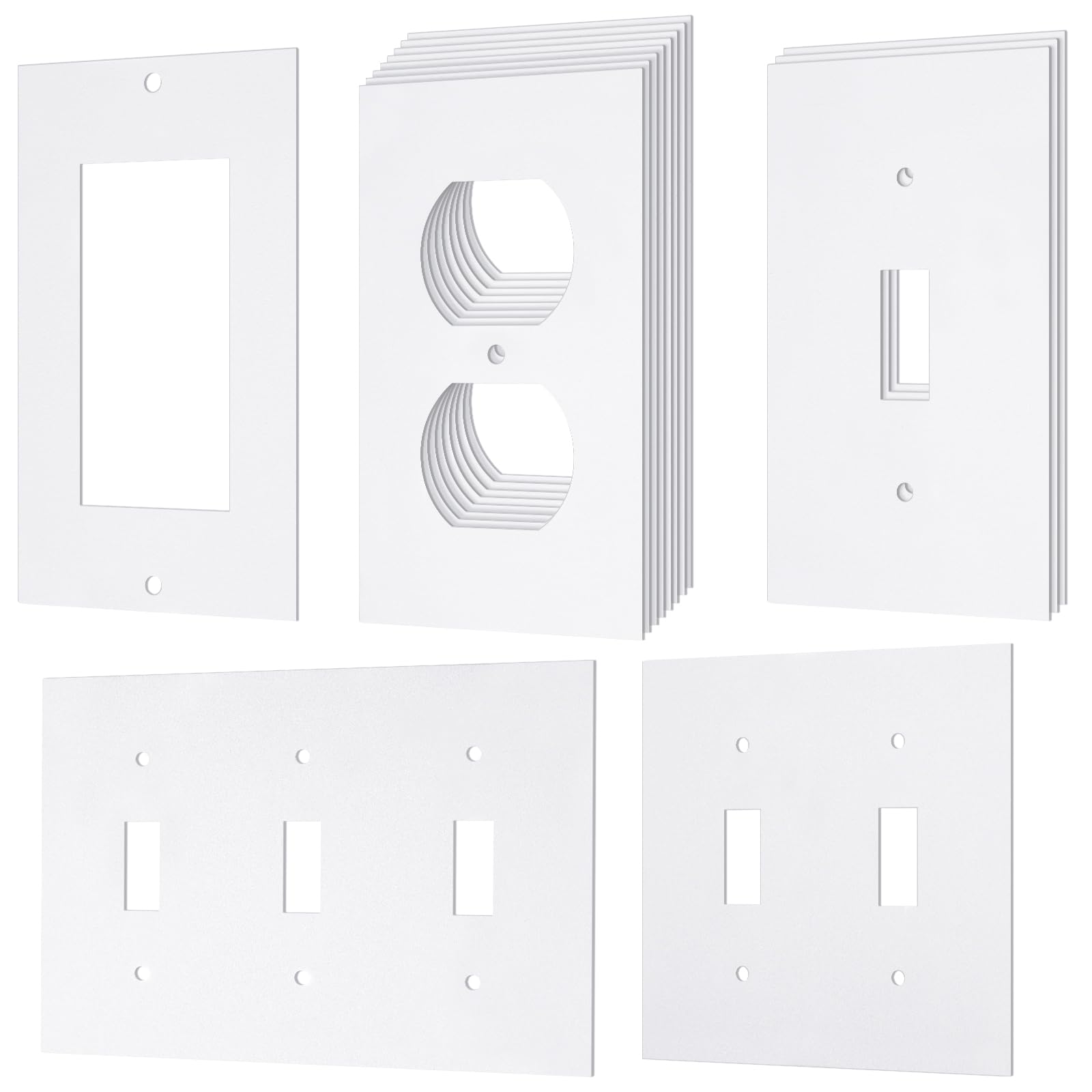 Tondiamo 14 Pack Outlet Insulation Pads, Wall Plate Foam Sealers
