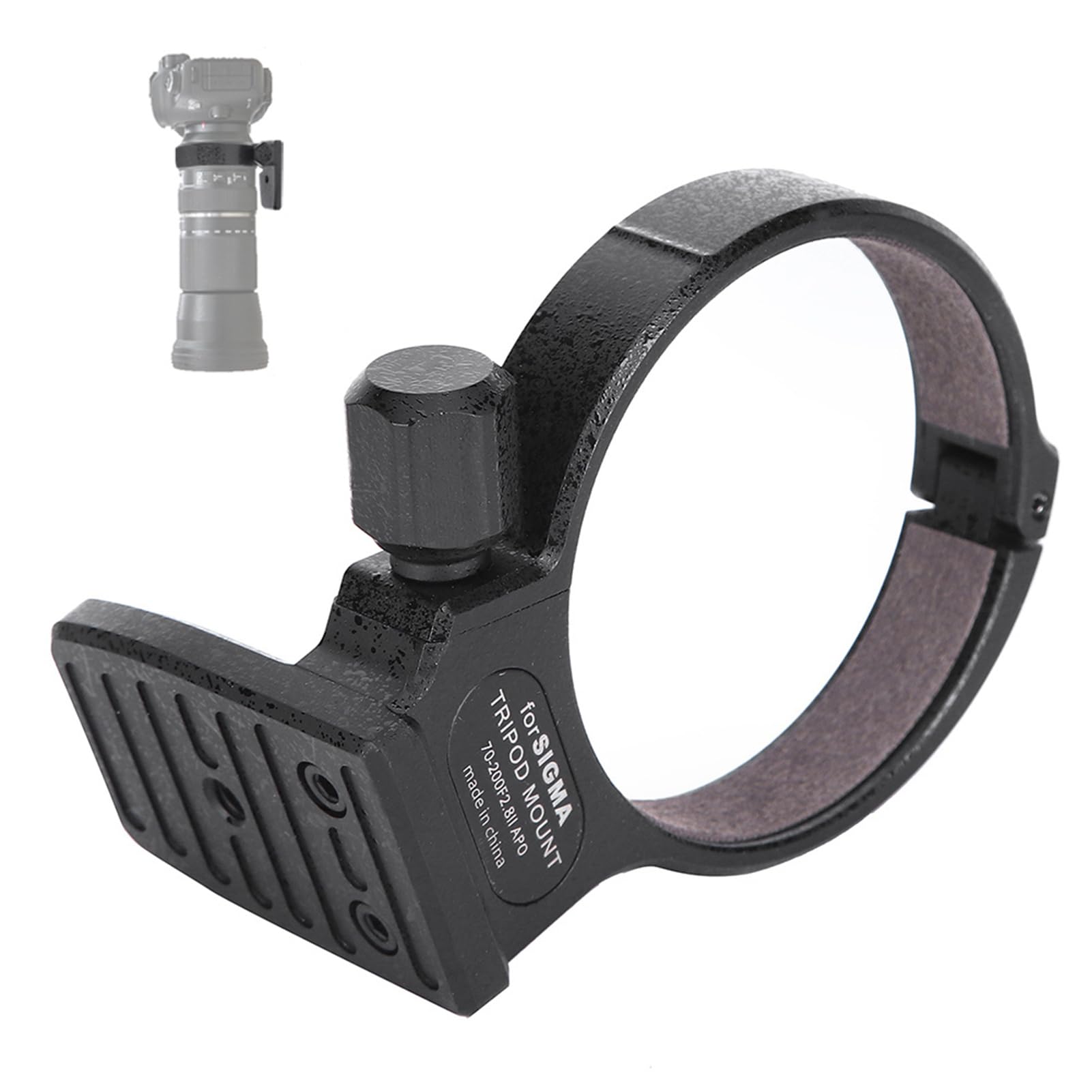 Lens Mount Ring, Metal Lens Tripod Mount Ring Collar Camera Quick Release Plate for Sigma APO 70?200mm F2.8 II EX DG Lenses Replacement