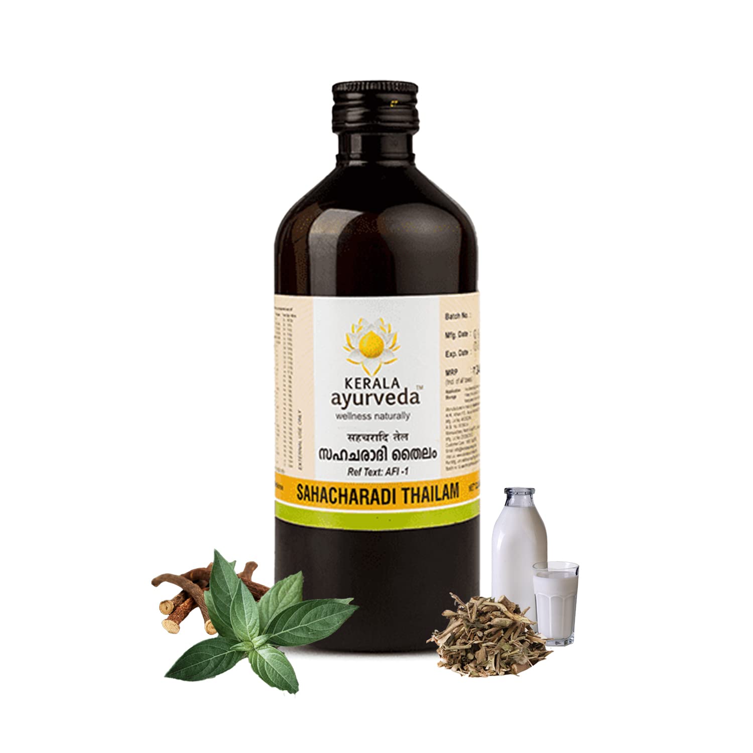 Buy Kerala Ayurveda Sahacharadi Thailam 450ml Back pain oil Massage