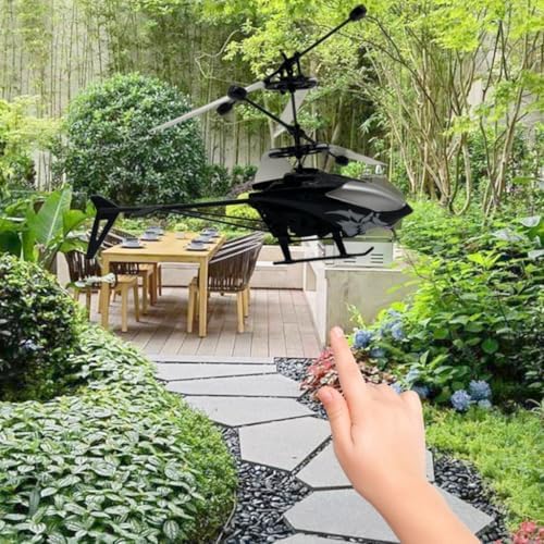 Generic Induction Helicopter Toy 2CH Fall-Resistant Battery for Outdoor Garden, Wolf - 2