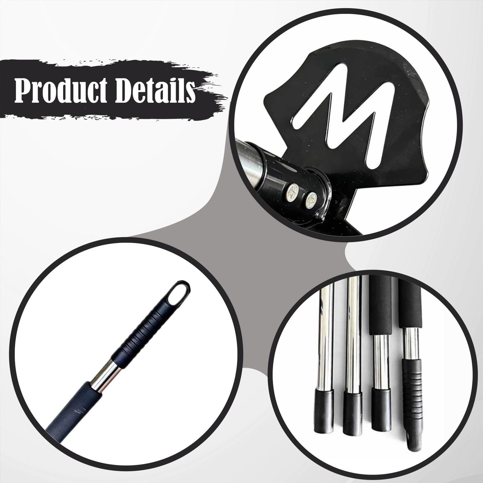 Rastrillo de Acero Inoxidable de Doble Cabezal para Desherbar, Manual para Cultivo Y Deshierbe de Suelos, Adecuado para Césped, Jardín, O, 9 Dientes