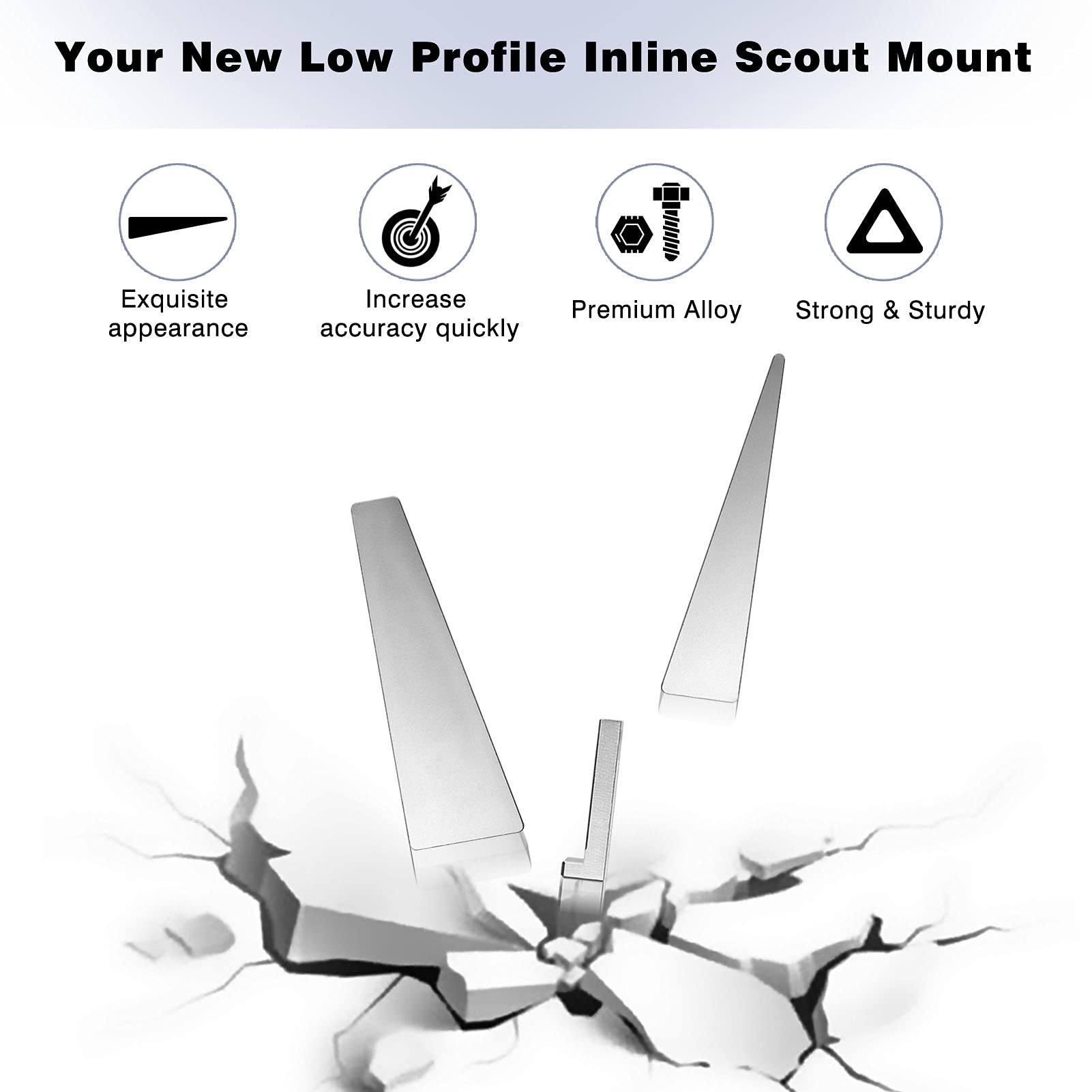 Scope Level, Premium Alloy Scope Mount Kit, Hand Level Scope for
