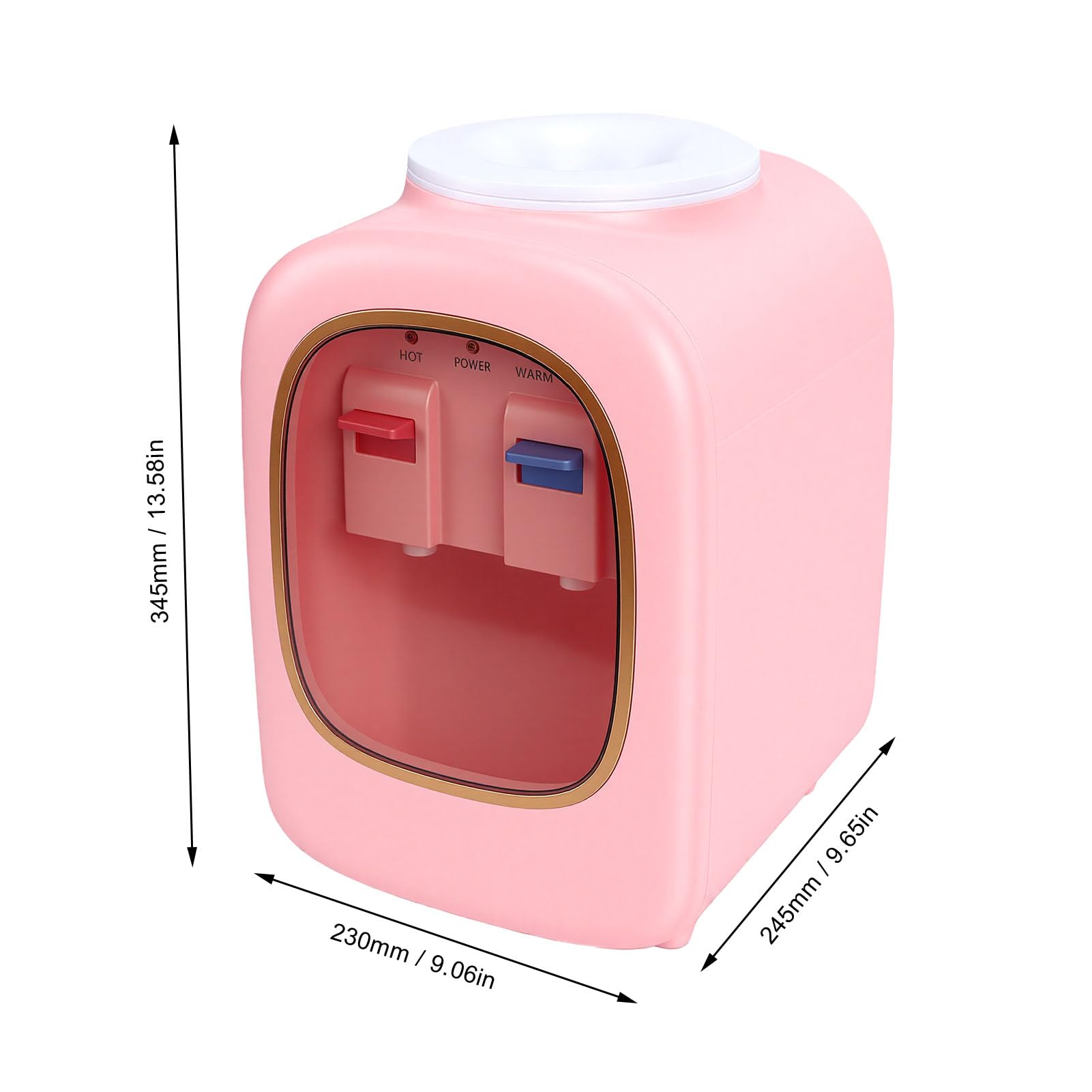 TOPINCN Elektryczny Dozownik Wody ładowany od Góry, Blatowy, Podgrzewacz Wody, 3 Sekundy, Stała Temperatura, do Domowego Biura (Wtyczka UE 220 V 220V)