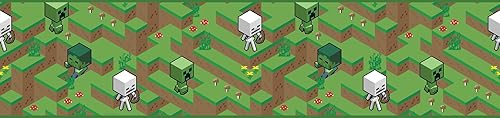 Miniatura 5 de RoomMates Minecraft Iconic Faces - Papel tapiz para despegar y pegar