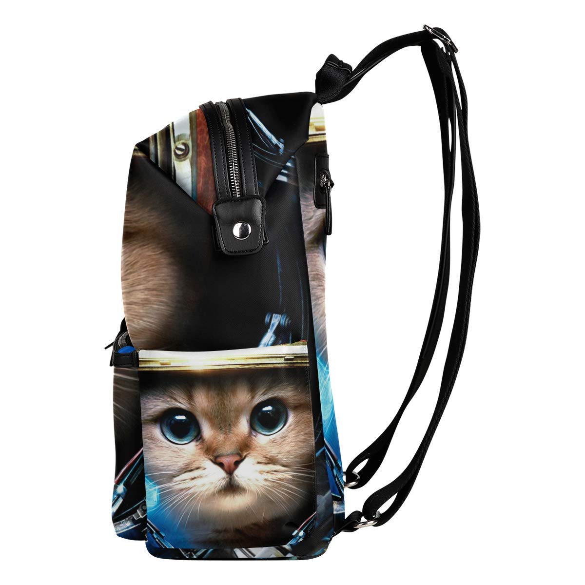 MONTOJ Space Cat Mochila de viaje Campus Mochila