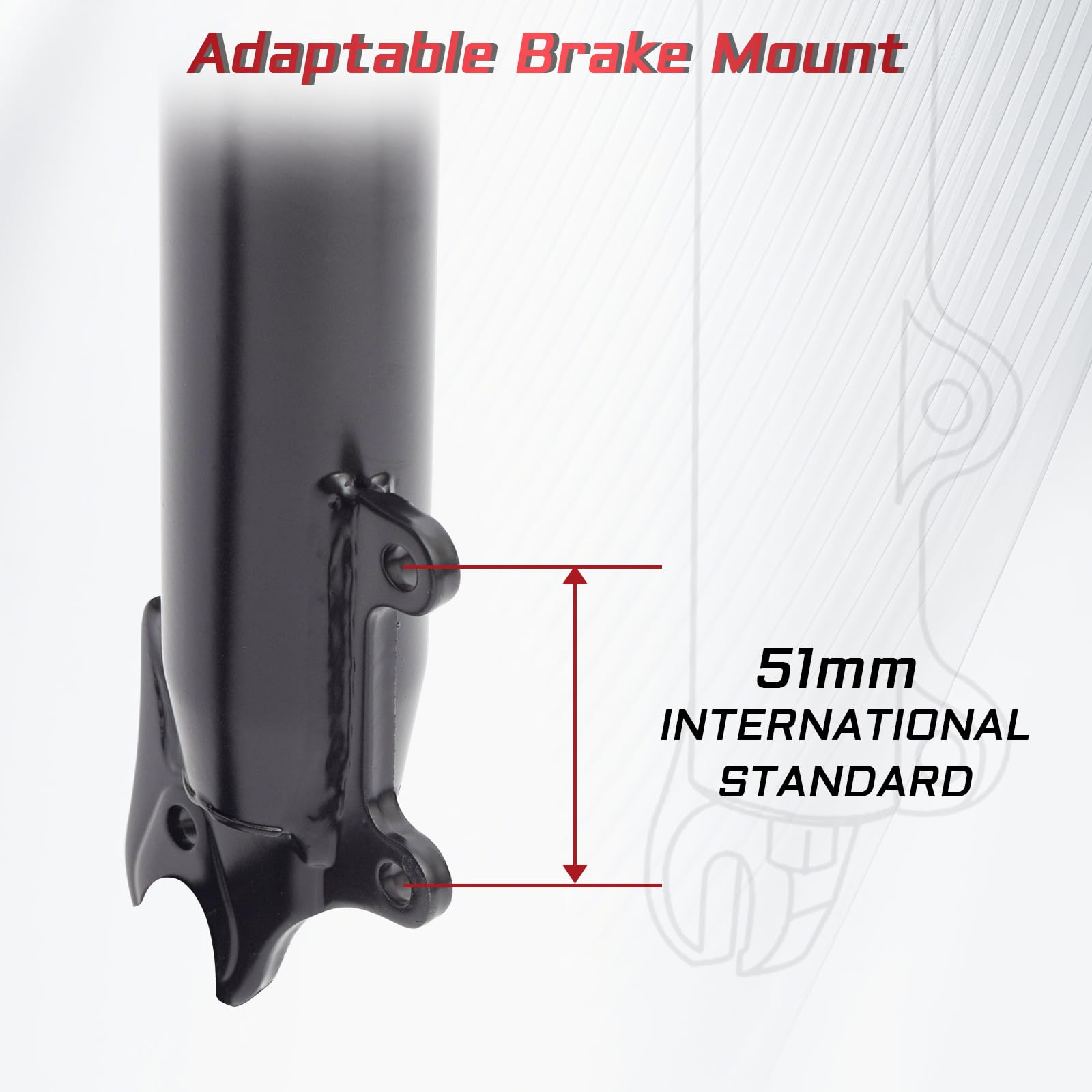 AEYINO Disc Brake Adapter,PM/Is Front Rear 180/203mm Disc Brake Rotor,CNC Machined Aluminum Alloy Caliper Mount Adapter for Mountain Bike - Image 2