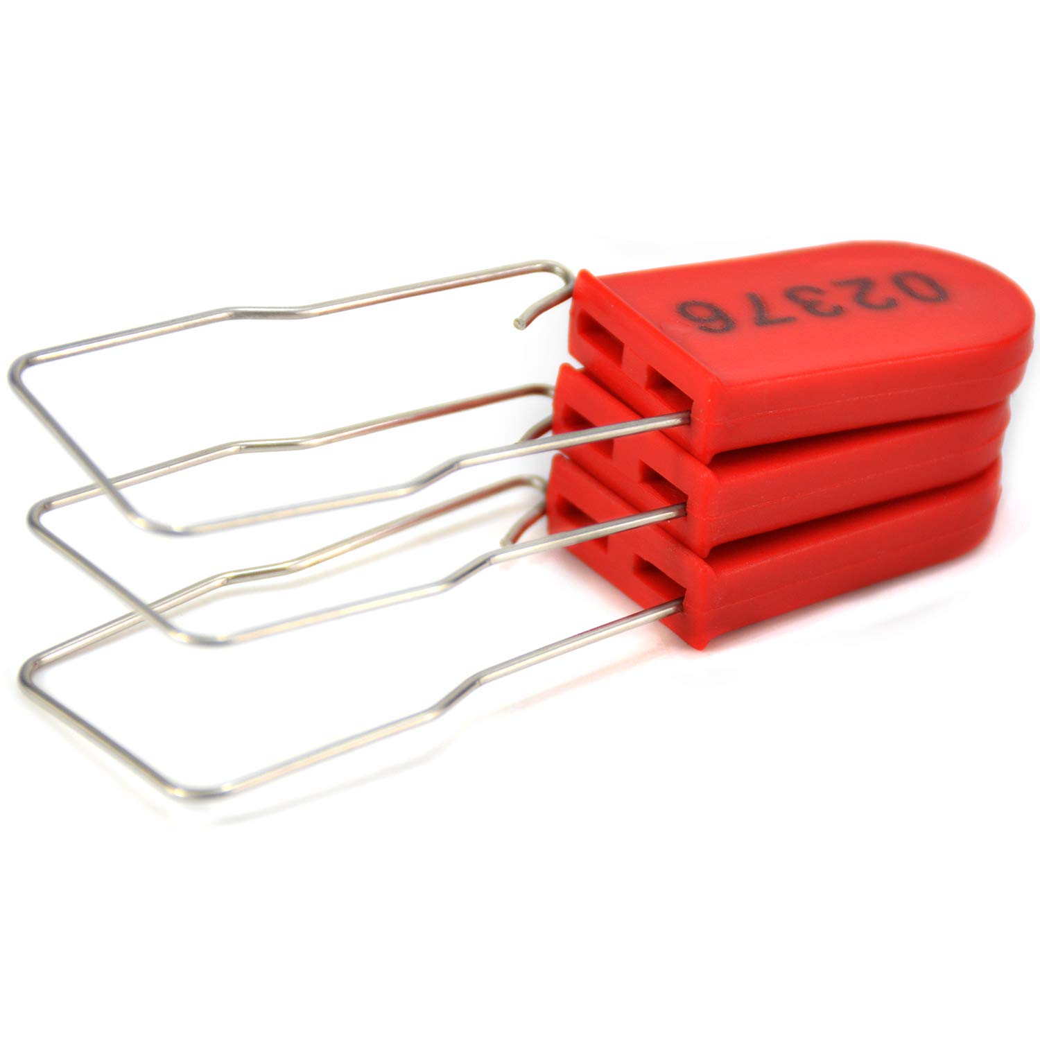 One-time Use Lock Tags 100pcs Plastic Security Seals Tag Tamper Proof ...