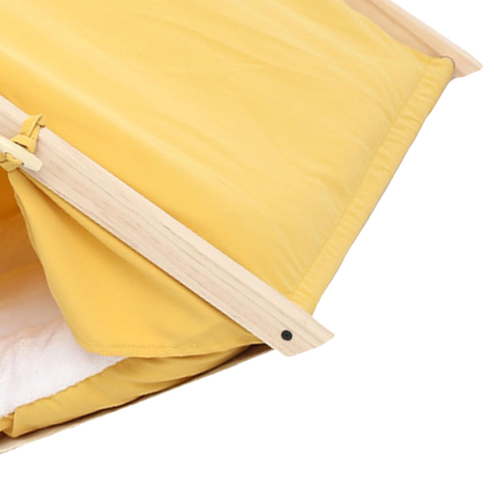 Tenda Teepee Per Animali Domestici Per Cani E Gatti, Cuccia Per Cani da Interno Portatile da 23,8 Pollici, Tenda Teepee Per Gatti Lavabile (5 Colori Opzionali)(暖黄色)