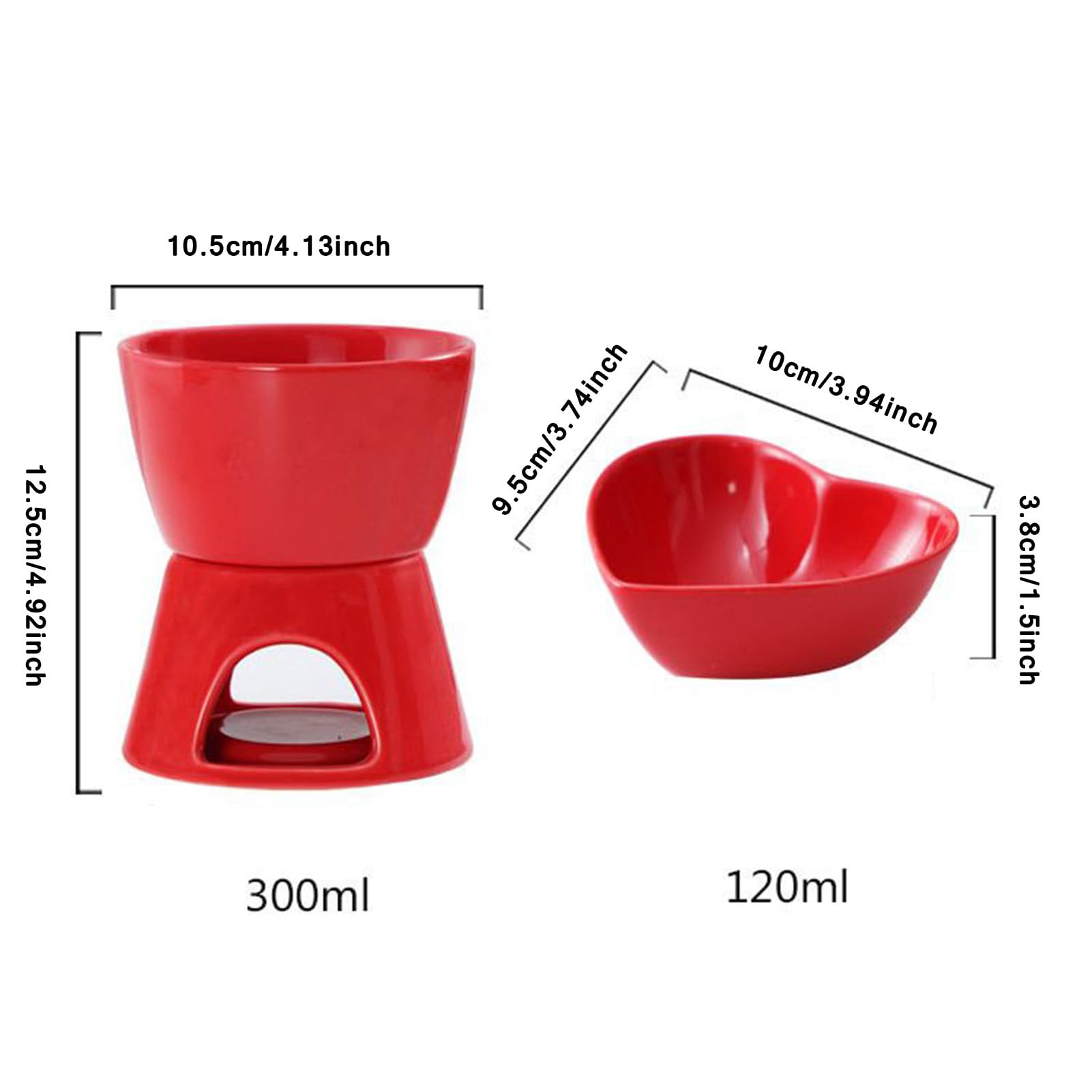 Zestaw Do Fondue Czekoladowego Ceramiczny Zestaw Do Fondue Z Grzaniem