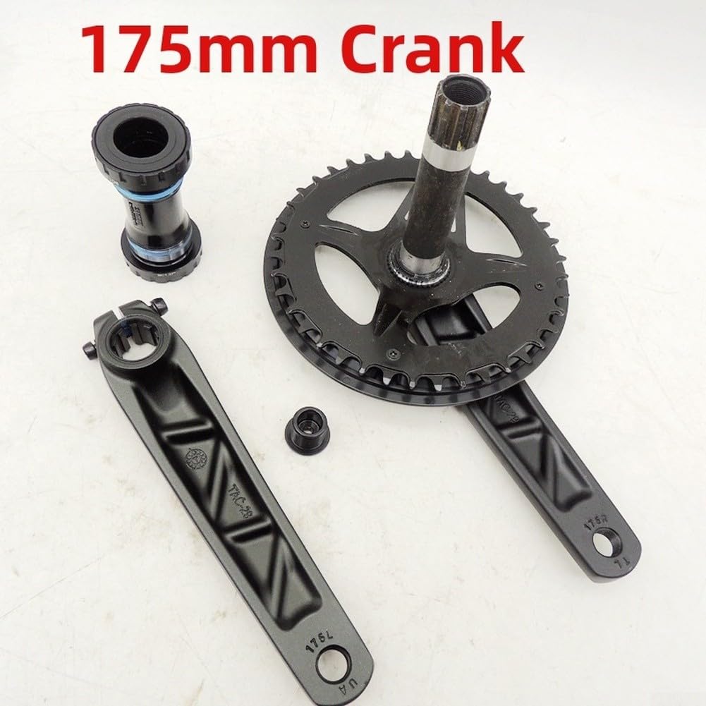 Guarnitura MTB in lega di alluminio, lunghezza 175 mm, corona larga stretta 40T, costruzione cava per mountain bike