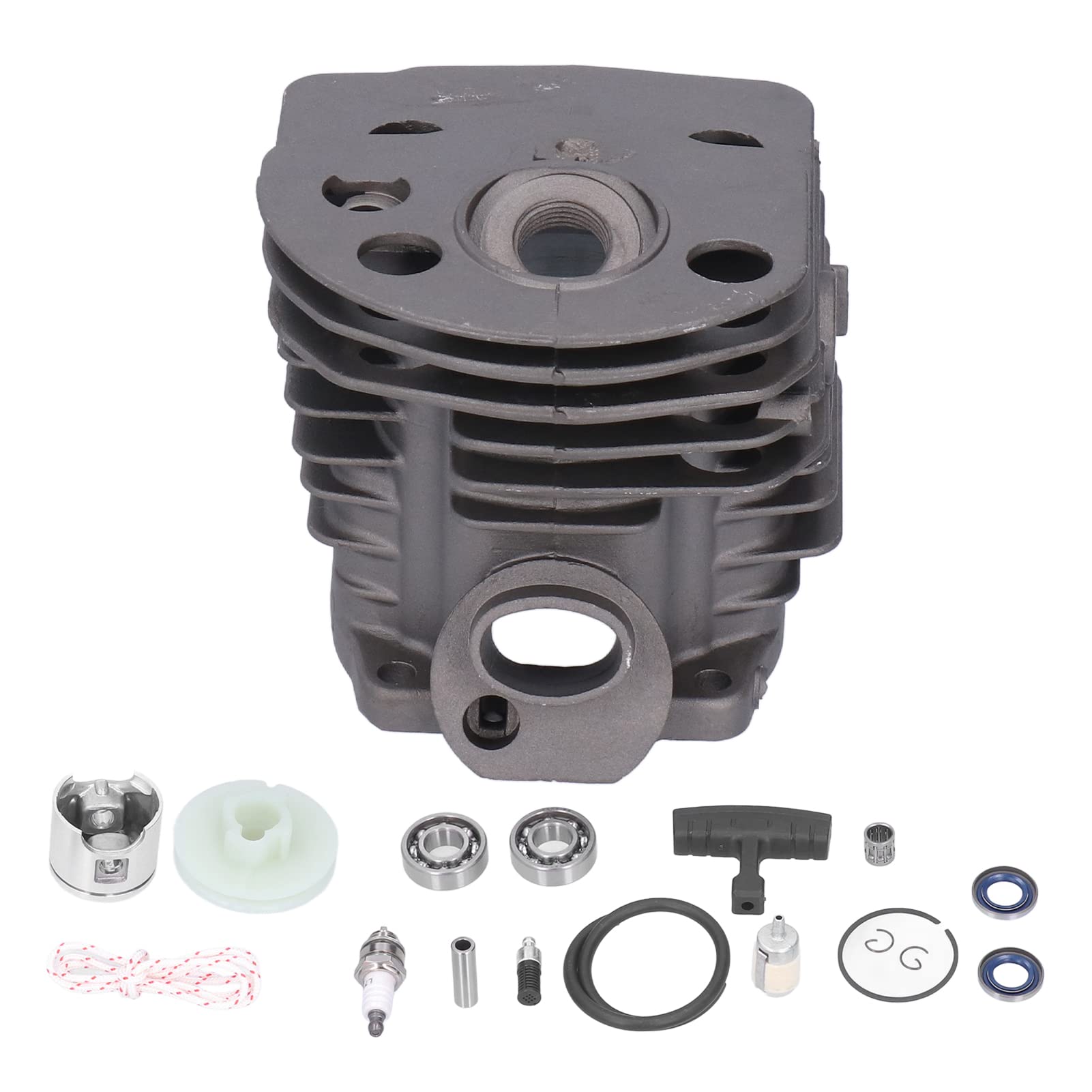 Zestaw tłoka cylindra Wysokowydajny aluminiowy zamiennik części do pił łańcuchowych do 55 51 o średnicy 46 mm Trwały zestaw uszczelek