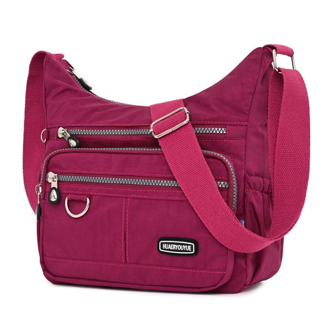 WETURAST Crossbody Bag for Women Multi Pocket Shoulder Handbags Purse Waterproof Nylon Messenger Bag Ladies Travel Bag