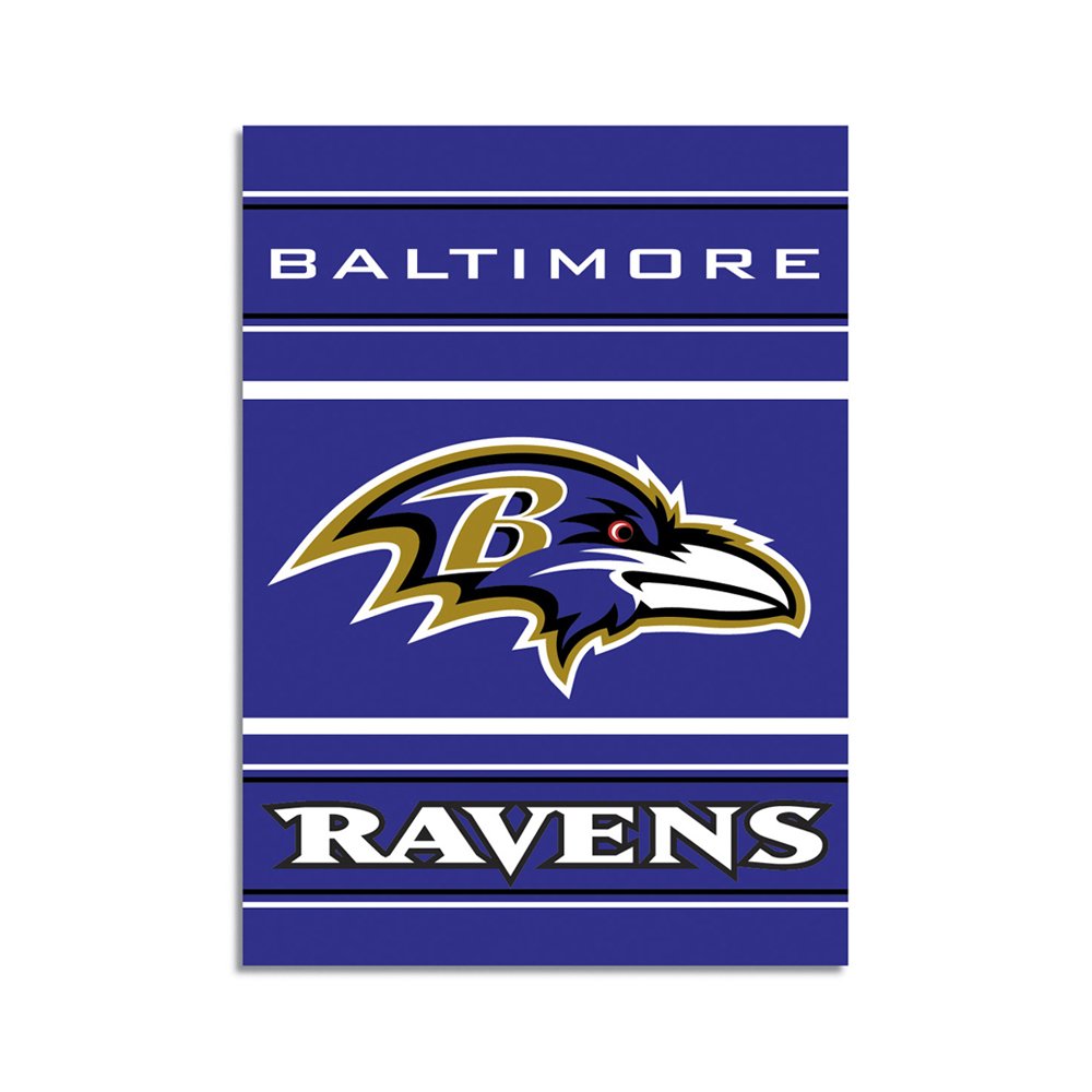 Fremont Die NFL Baltimore Ravens 2-Sided 28-by-40-Inch House Banner