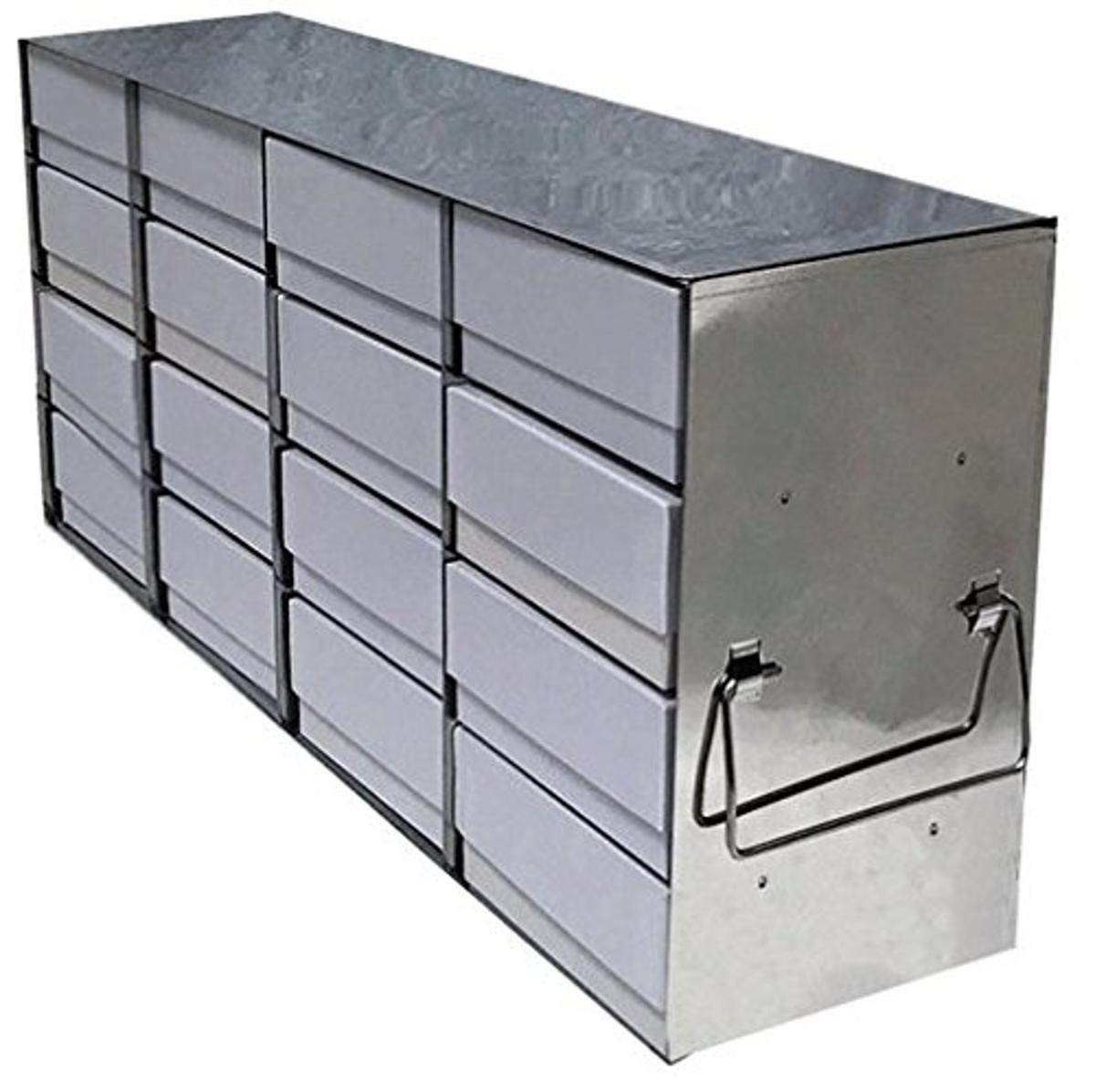 Labrepco LAB442URP100 Upright Freezer Racks (Stainless Steel) with 100cell Polycarbonate