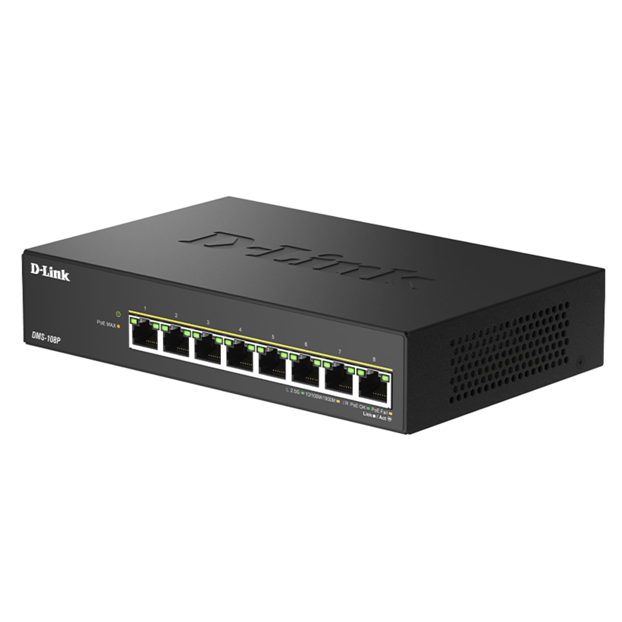 Amazon.com: D-Link 8-Port 2.5Gb PoE (90W) Unmanaged Gaming Switch