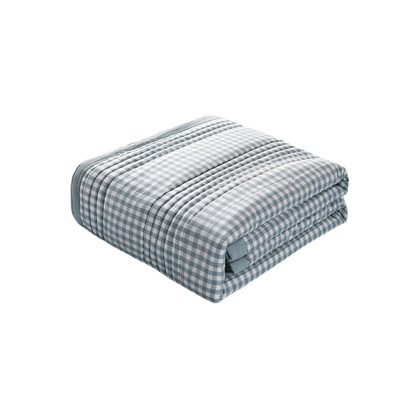 Ewleguzka Cooling Blanket for Night Sweats, Breathable Summer Comforter - Soft Lightweight Quilt for Hot Sleepers
