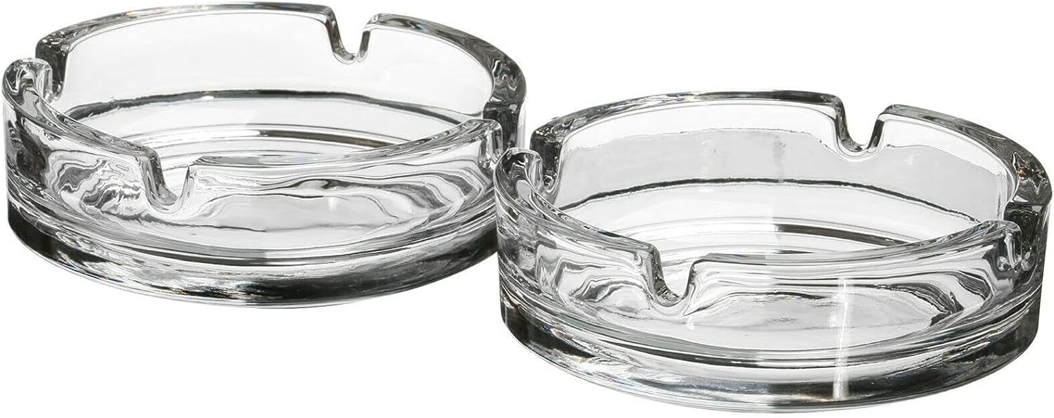 Glass Ashtrays For indoor outdoor Cigar Ashtray Cigarettes Ash Tray