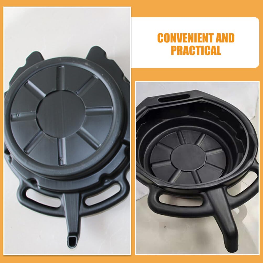 Vaschetta Raccolta Olio In Plastica Resistente Per Auto – 34x23.5x11 Cm, Antiscivolo, Facile Da Pulire, Per Cambio Olio E Officina