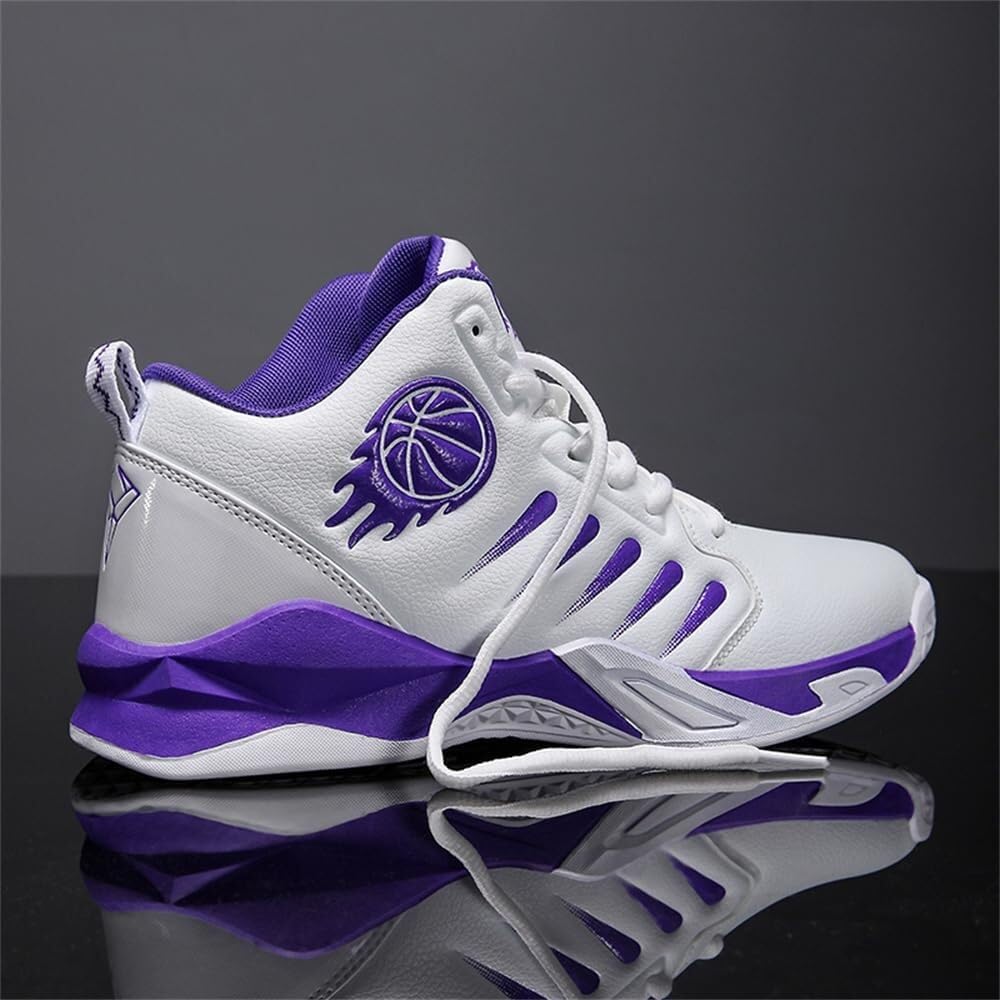 Scarpe da Basket Alte da Uomo, Antiscivolo, Resistenti all'Usura, Ammortizzate, rimbalzanti, Scarpe da Allenamento for Sport all'Aria Aperta