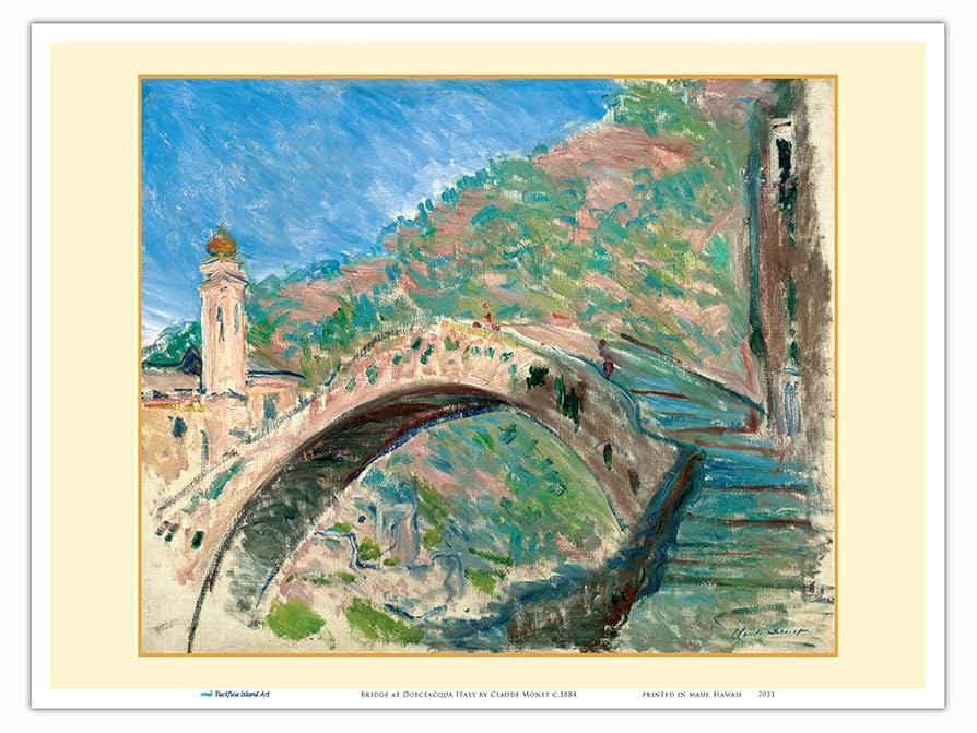 美品　Claude Monet 【arched bridge】 美品 Claude Monet 【arched bridge】 Amazon.com: Bridge at