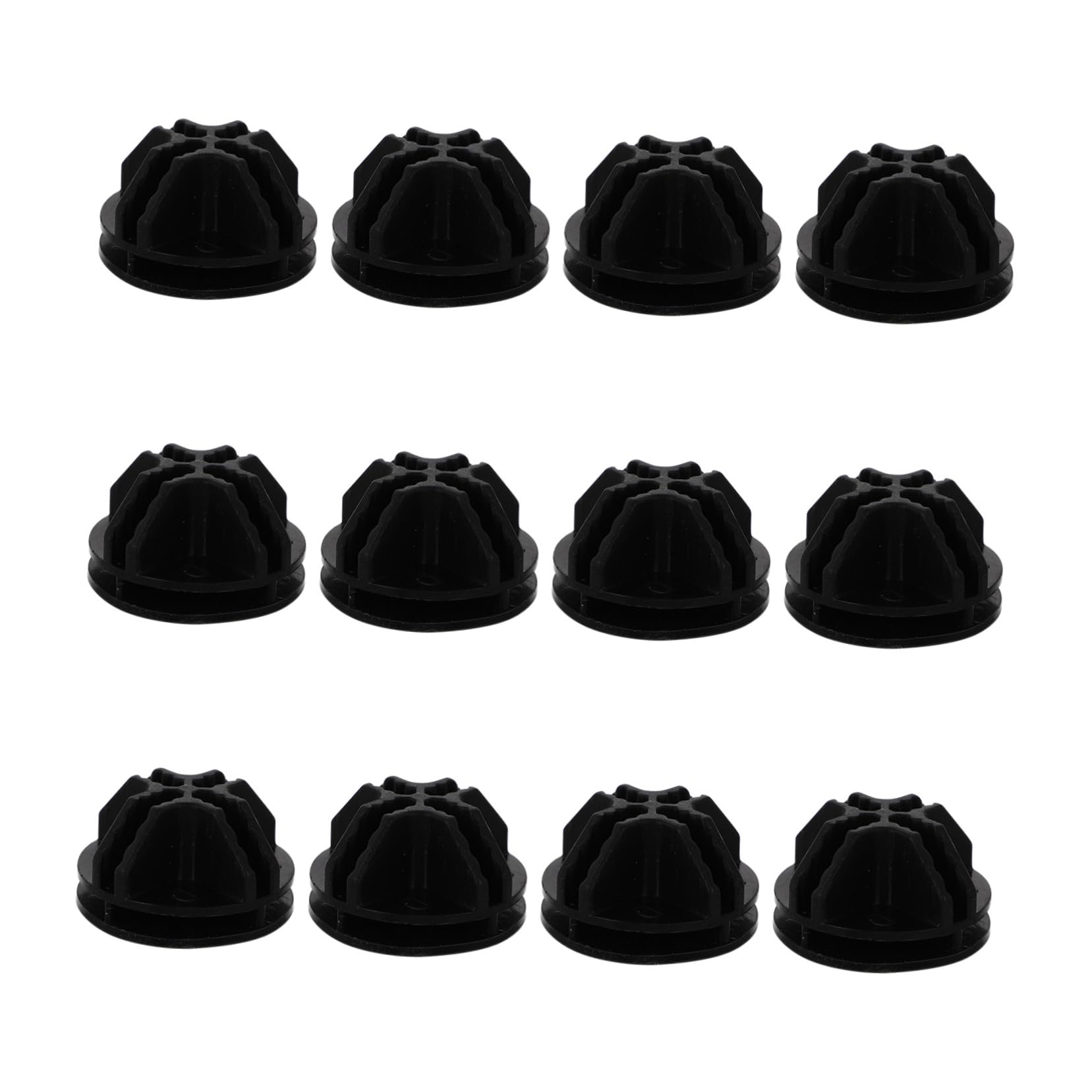 GARVALON 12pcs Fence Buckle Dog Crate Accessories Pet Playpen for Small Dogs Puppy Fence Wire Storage Cube Connectors Wire Cube Plastic Connectors Grid Cube Connectors Splicing Buckles Tray