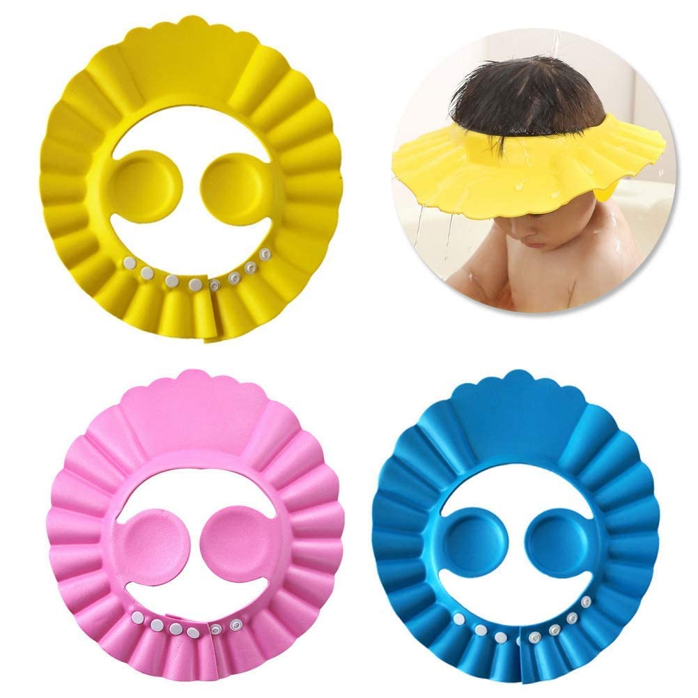 C7Gangani Newborn to Toddler Shower Cap | Multi-Functional Bath Visor Shield | Stress-Free Hair Washing-picture-42