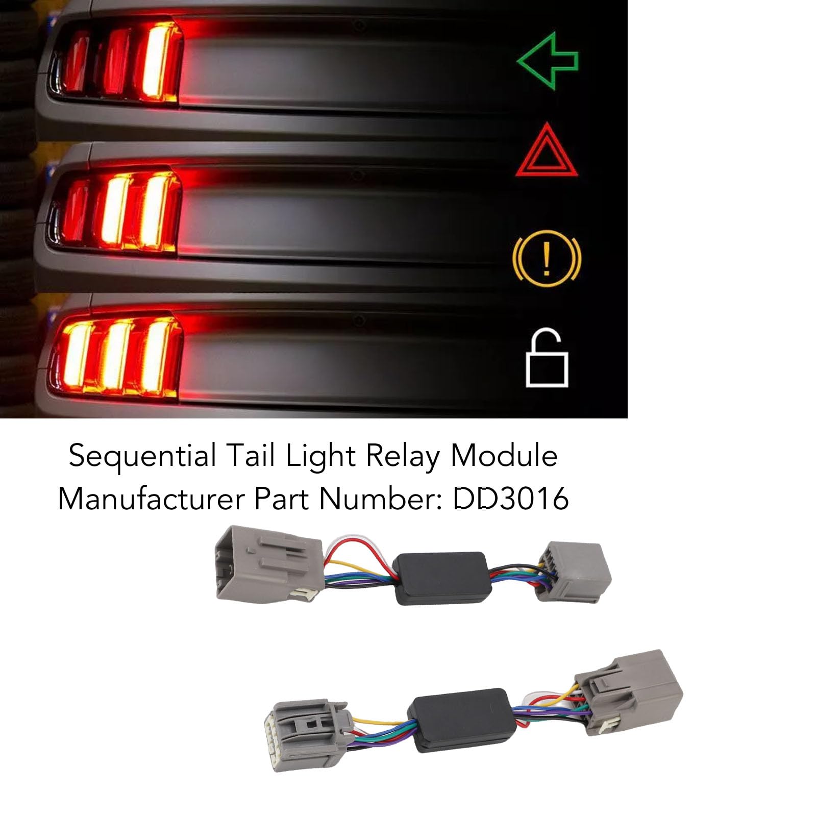 Moduł Sekwencyjnego Przekaźnika Świateł Tylnych DD3016 Plug and Play 2010-2021
