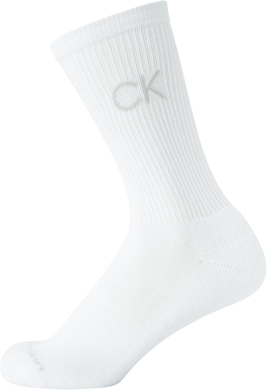 Calvin Klein Boys Crew Socks - 6 Pack Soft Stretch Performance Cushioned Comfort Mid Calf Athletic Socks for Boys - Image 6