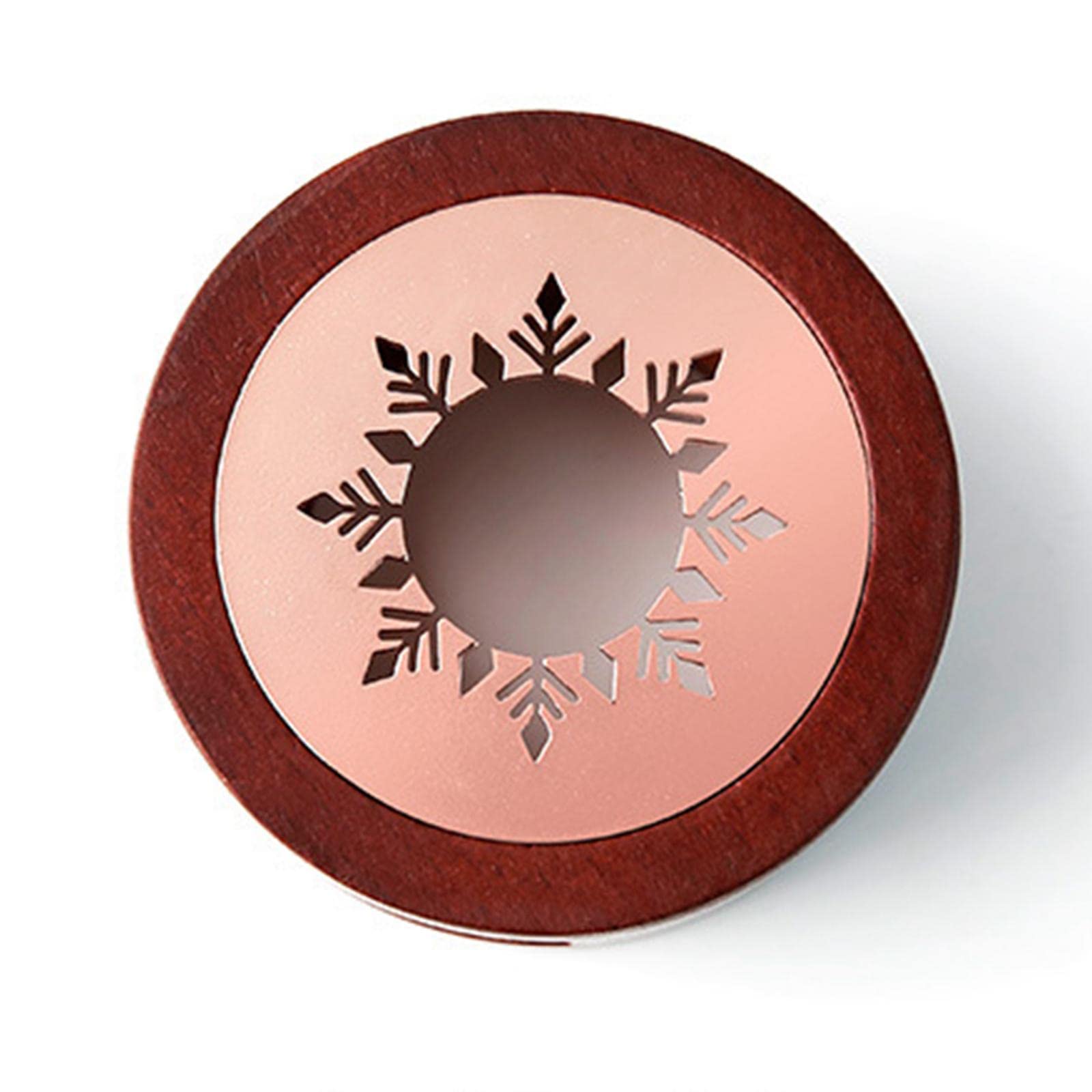 Milaan Vintage Wax Seal Solid Wood Frame Melting Glue Beads Heater Snowflake-picture-10