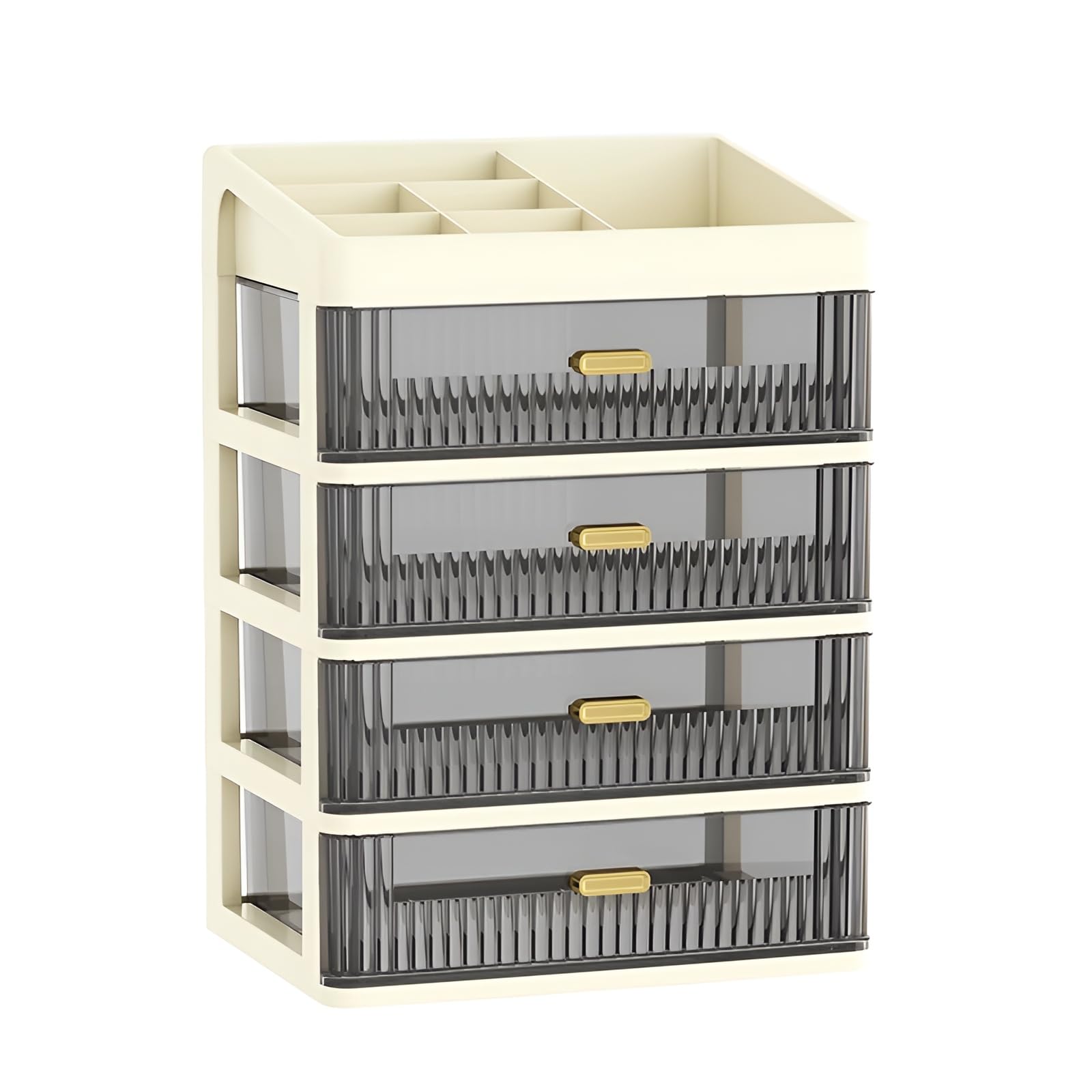 See full amazon price history chart for KREPS Desk Makeup Organizer, Plastic Storage Box With Sliding Drawer, Stylish Display Case For Cosmetics, Lotion, Nail Polish,Brushes,And Jewelry (4 - Layer, Cream), White KREPS Desk Makeup Organizer, Plastic Storage Box With Sliding Drawer, Stylish Display Case For Cosmetics, Lotion, Nail Polish,Brushes,And Jewelry (4 - Layer, Cream), White (B0CX54LS7R) Amazon Price History, Amazon Price Tracker