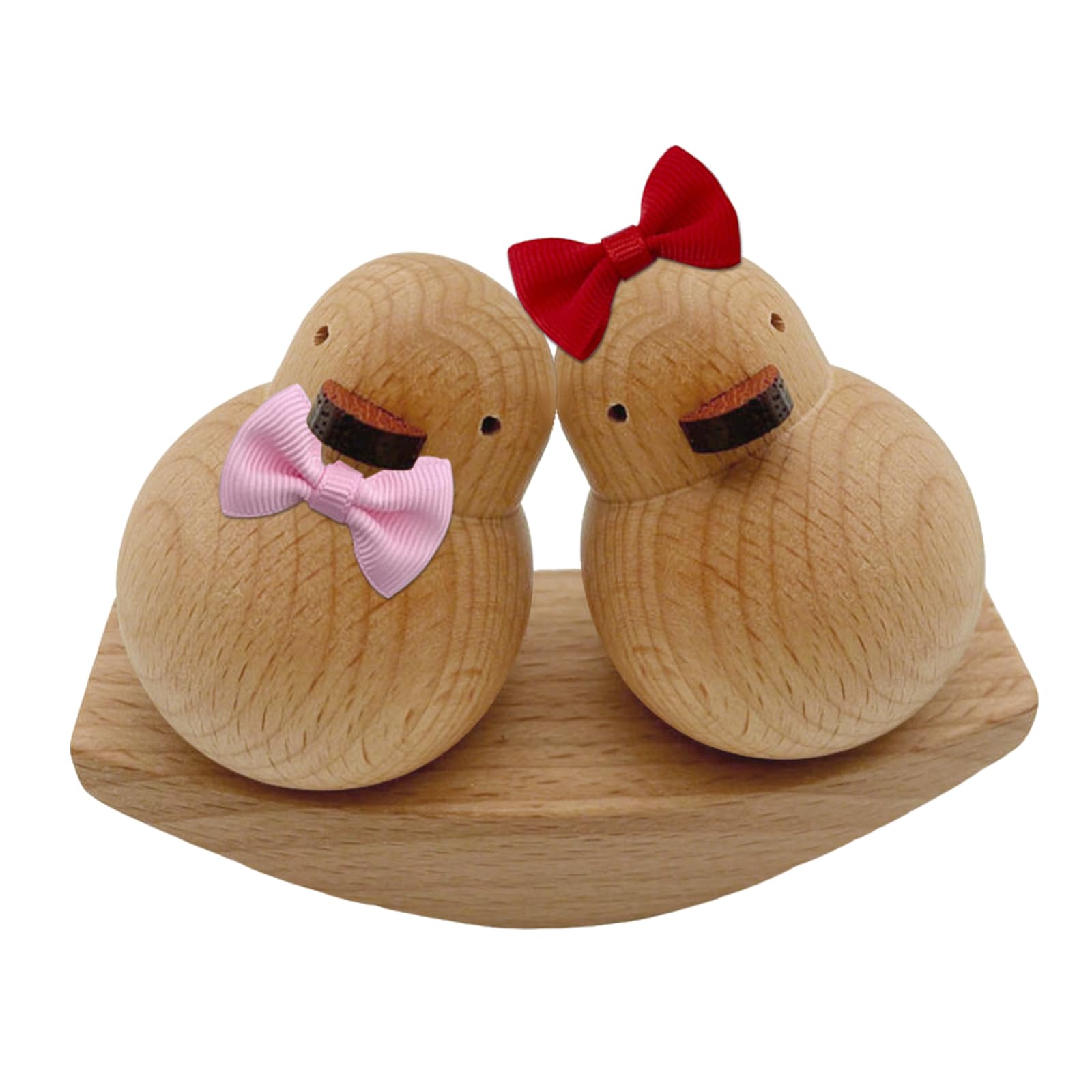 Wooden Swinging Duck Ornament, Duck Gift for Couples, Funny Wedding and Anniversary Present, House Warming Idea for Wife, Husband, Friends, Birthday