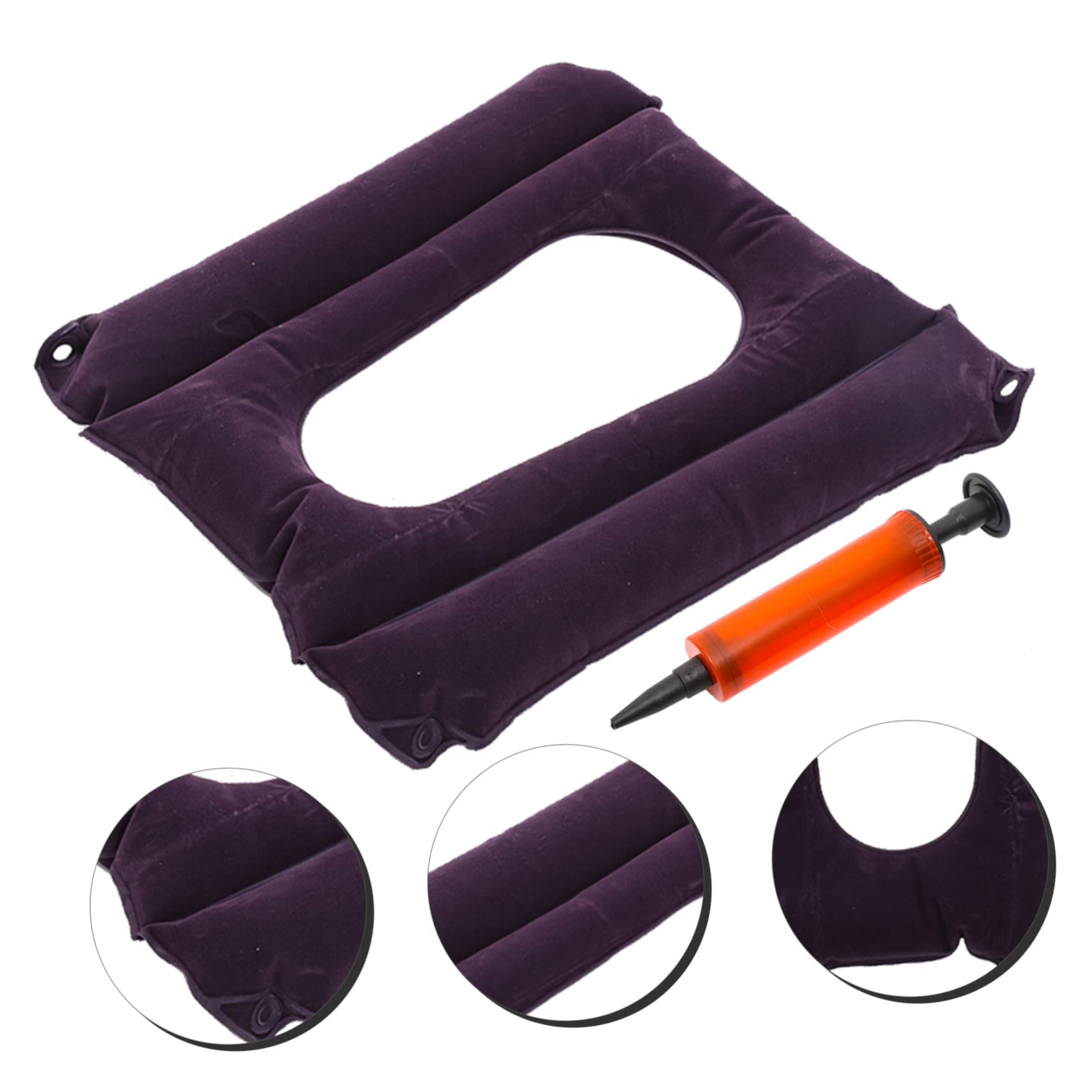 HAWILLOSCH Flatable Seat Cushion for Elderly Anti-Pressure Comfortable for Home Office Wheelchair