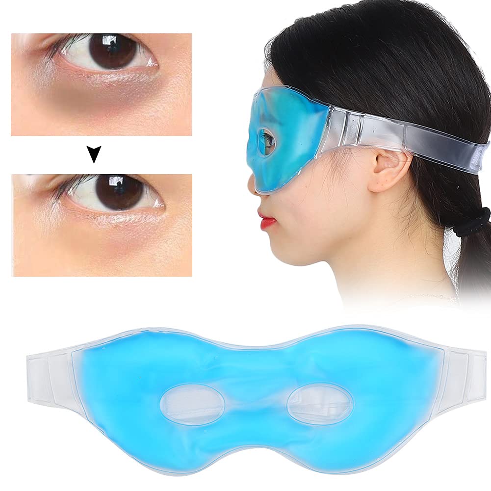 Saluaqui Gel Eye, Reusable Cold and Hot Compress Sleeping Eye, Ice Cooling Eye, for Anti fatigue Dark Circles, Relieves Puffiness and Eye Relax