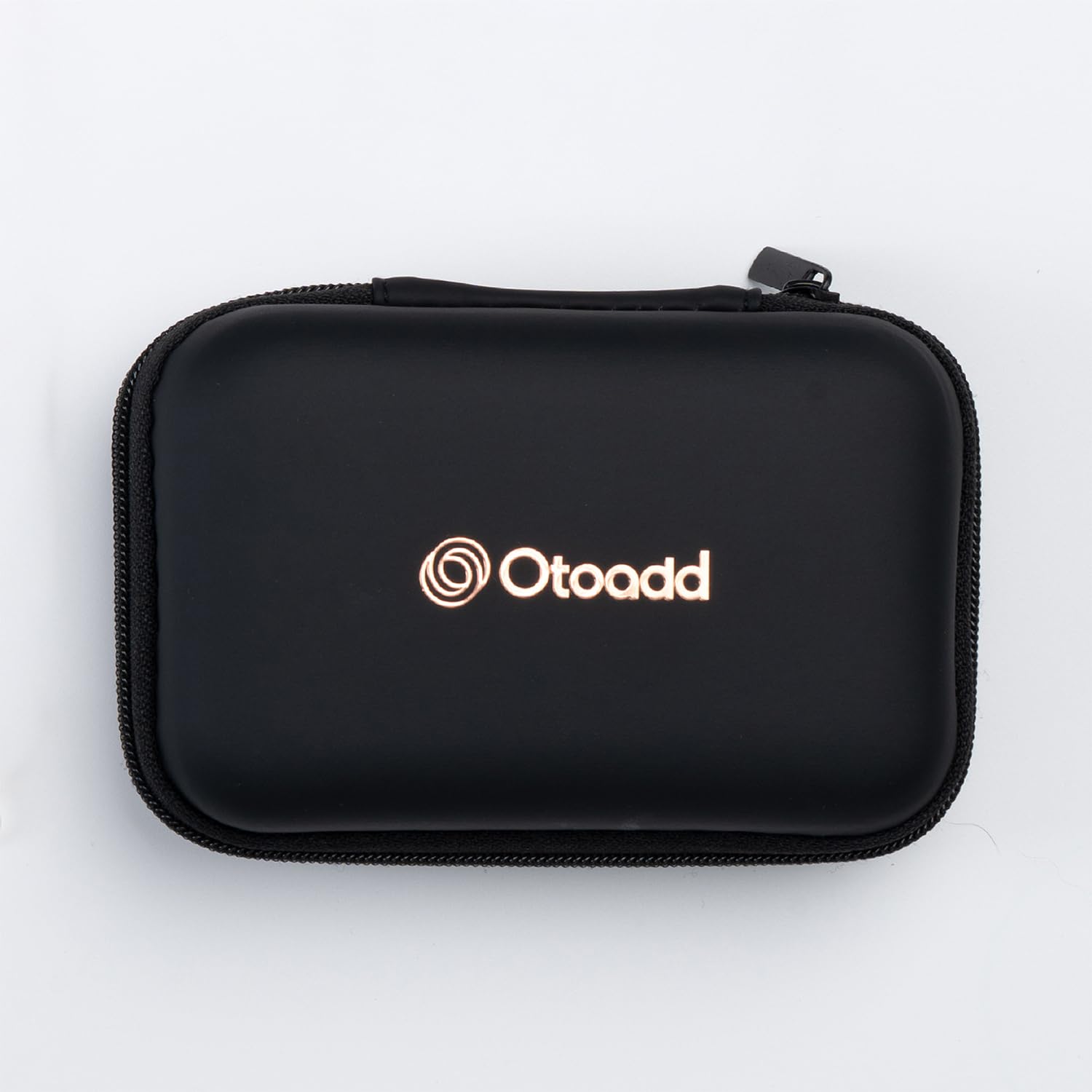 Otoadd Semi-Hard Protective Case for Hearing Aid – Travel Storage Box for Hearing Amplifier, Compact & Portable Organizer (Black)