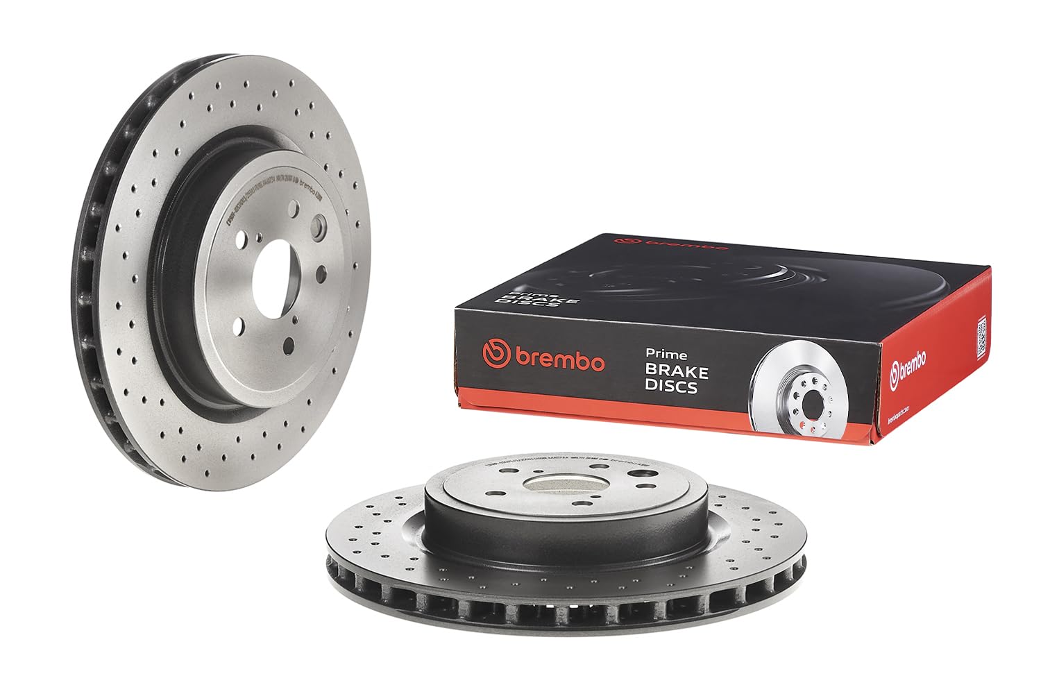 Brembo 09.A301.11 UV Coated Pillar Vented drilled Rear Brake Rotor LEXUS OE# 424310W030