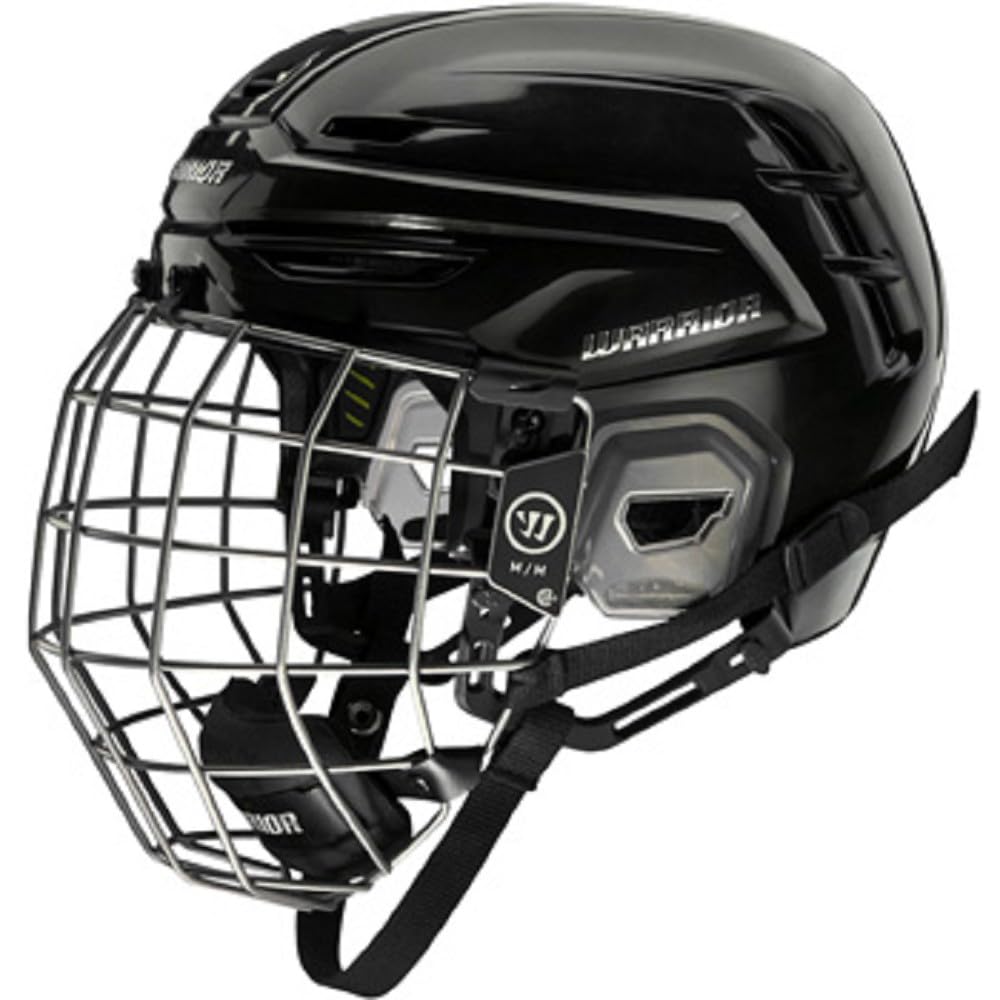Warrior Helmet Combo Alpha One PRO Senior, Taglia:M, Colore:Black