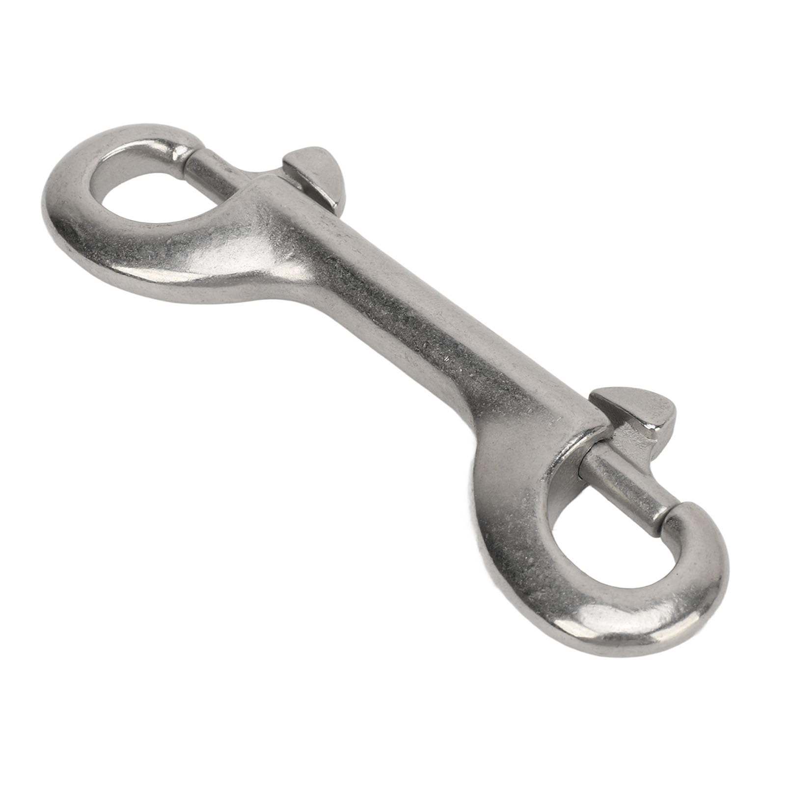 Ejoyous Mousqueton à Double extrémité Clips de Fixation à Vis en Acier Inoxydable 316 4PCS Fermeture à Ressort Charge de 4 à 80 Kg pour Chaîne de Corde Marine Yachting Plongée et Utilisation (100mm)