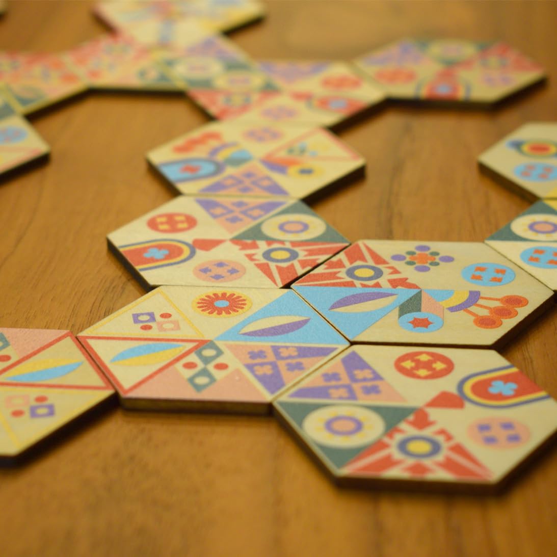Gibsons Tegula Strategy Board Game, Family Tile-Matching Game for Ages 8+, 2-6 Players - Image 2