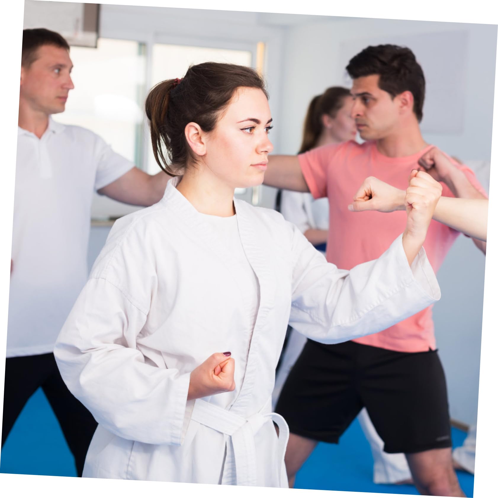 SHERCHPRY Uniforme de Karate Hombre cinturón portátil cinturón elástico en la Cintura Trajes Tracksuit Accesorios Deporte Ropa de kárate Traje de kárate poliéster algodón
