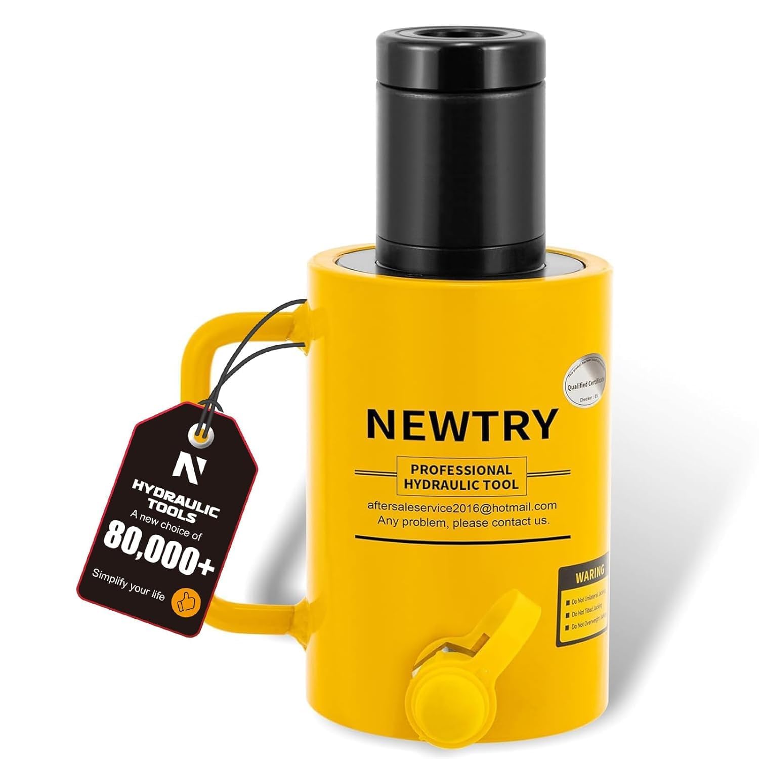 NEWTRY 20T Hydraulic Hollow Jack Cylinder, 2" Stroke Porta Power Ram — Amazon image 10