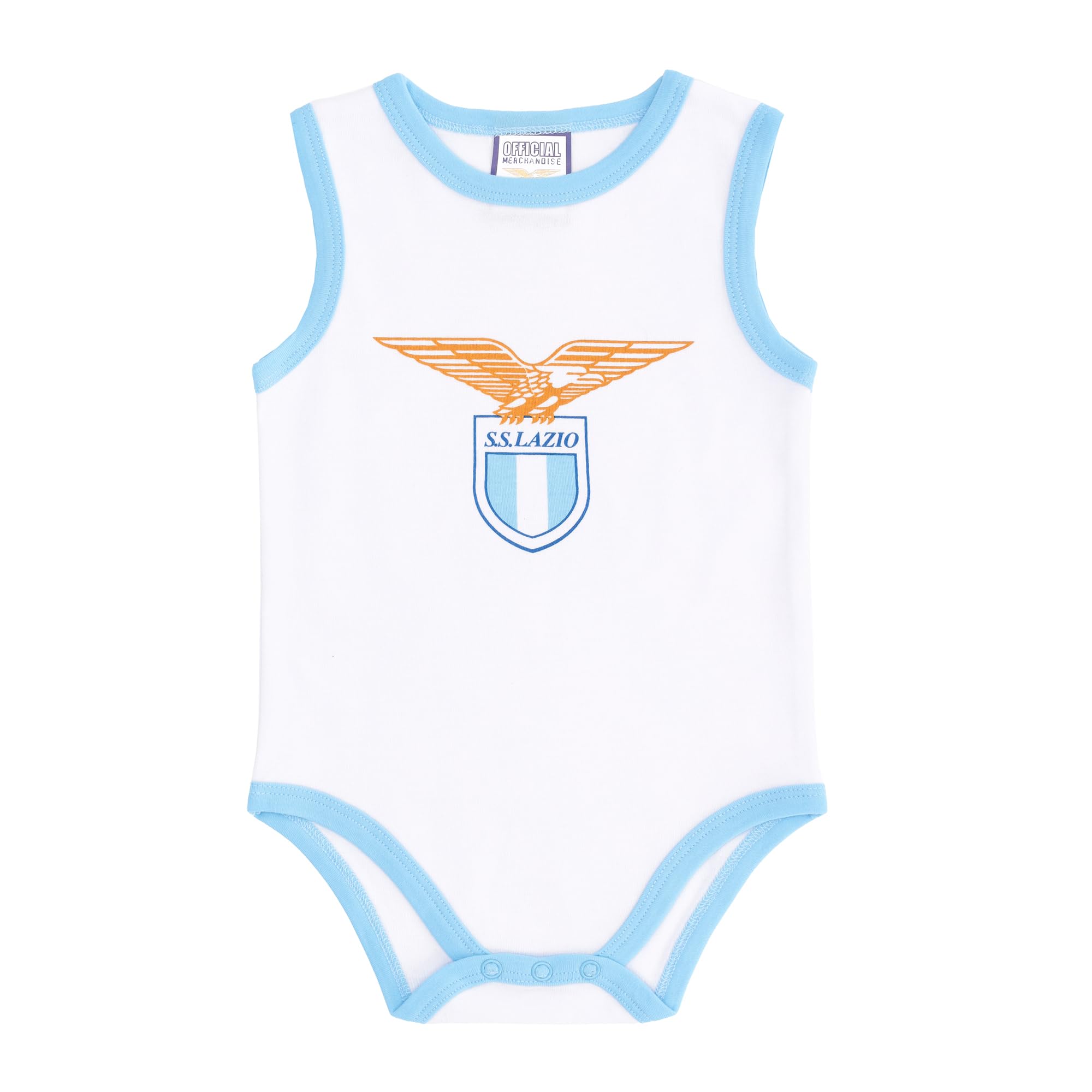 SS Lazio Set 2 body canottiera neonato, Prodotto Ufficiale