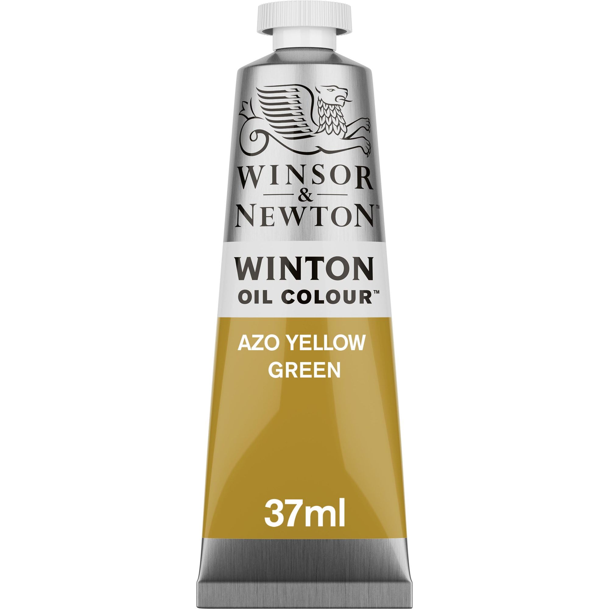 Winsor & Newton Winton Oil Colour, Highly Pigmented Oil Painting Colors for Canvas & Paper, Art Supplies for Beginners & Professional Artists (37 ML, Azo Yellow Green)