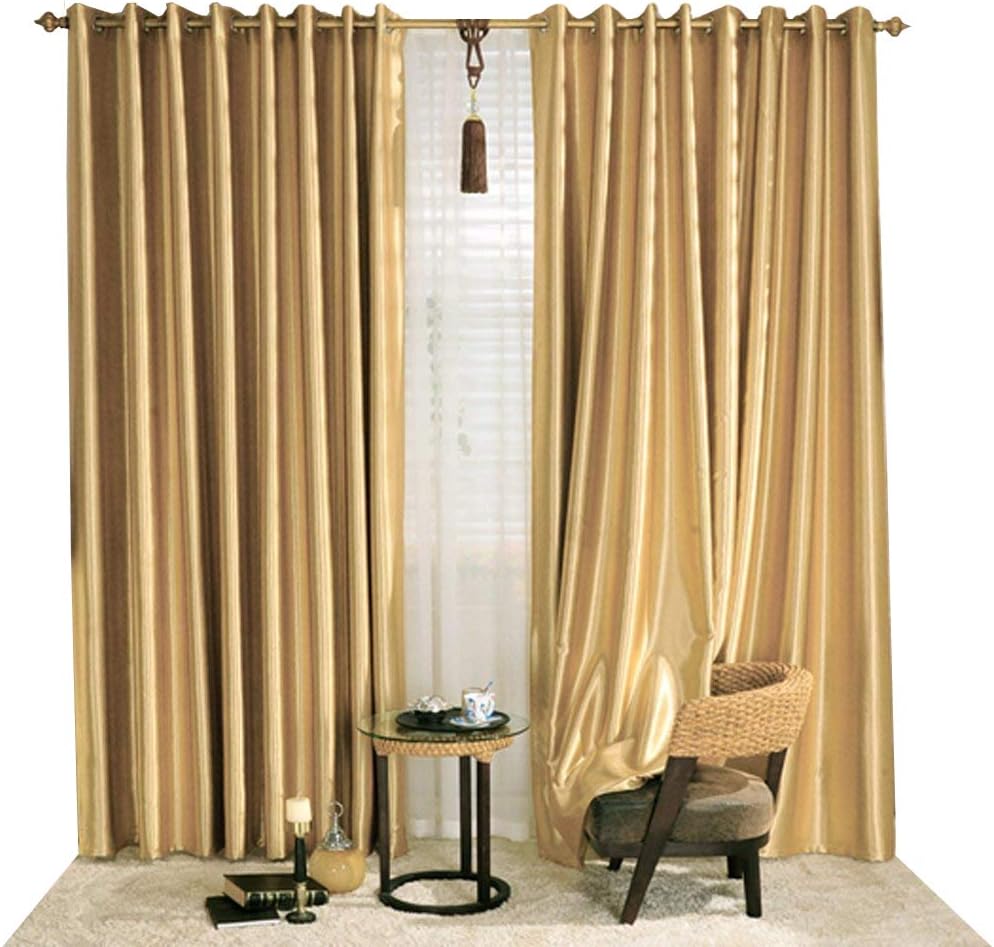 Golden Rugs Jacquard LuXury Curtain Window Panel Set Curtain with Attached Valance and Backing Bedroom Living Room Dining 112 inch X84 inch Each Jana Collection (Burgundy)